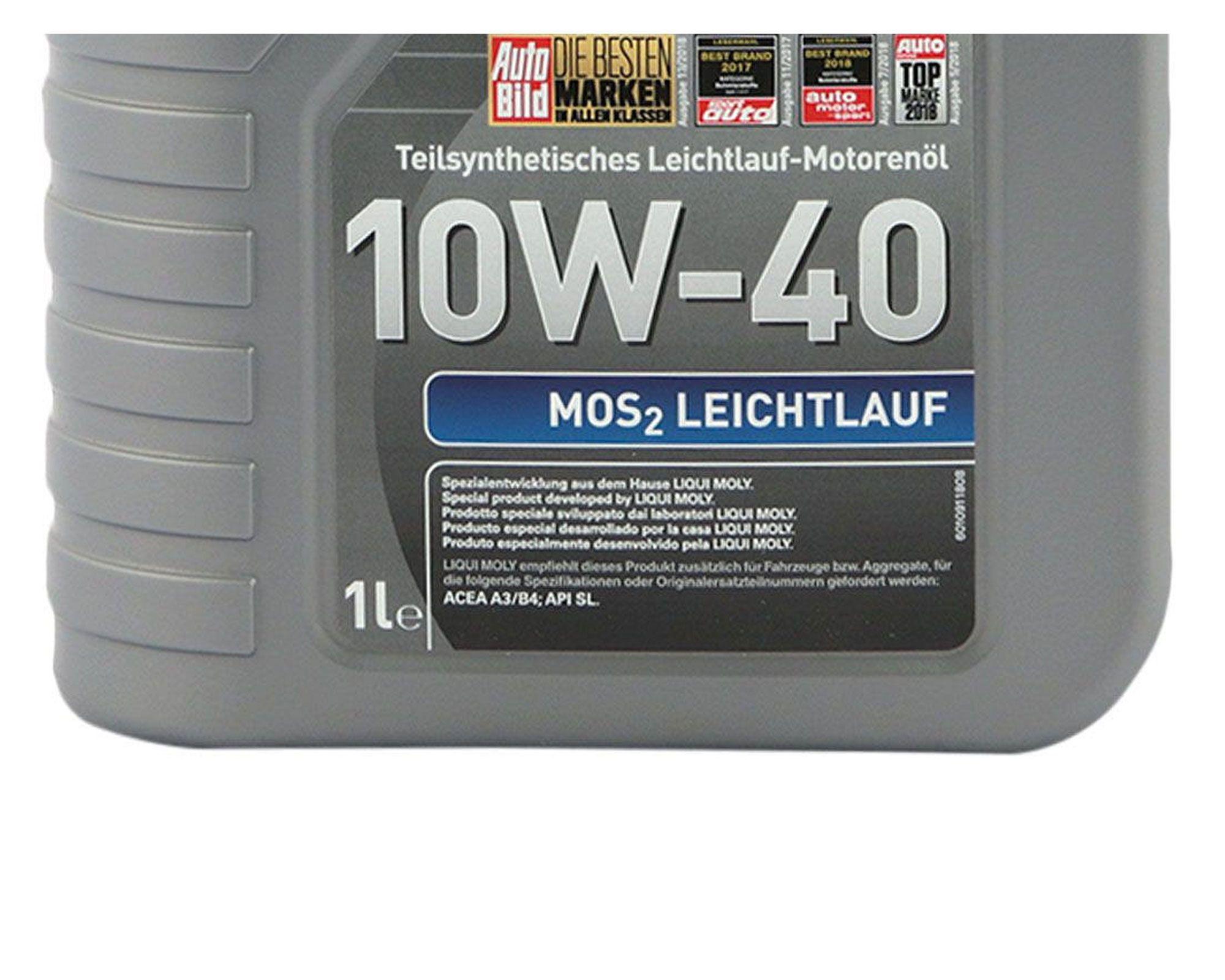 Aceite MOS2 1 litro 10W40 Liqui moly-2