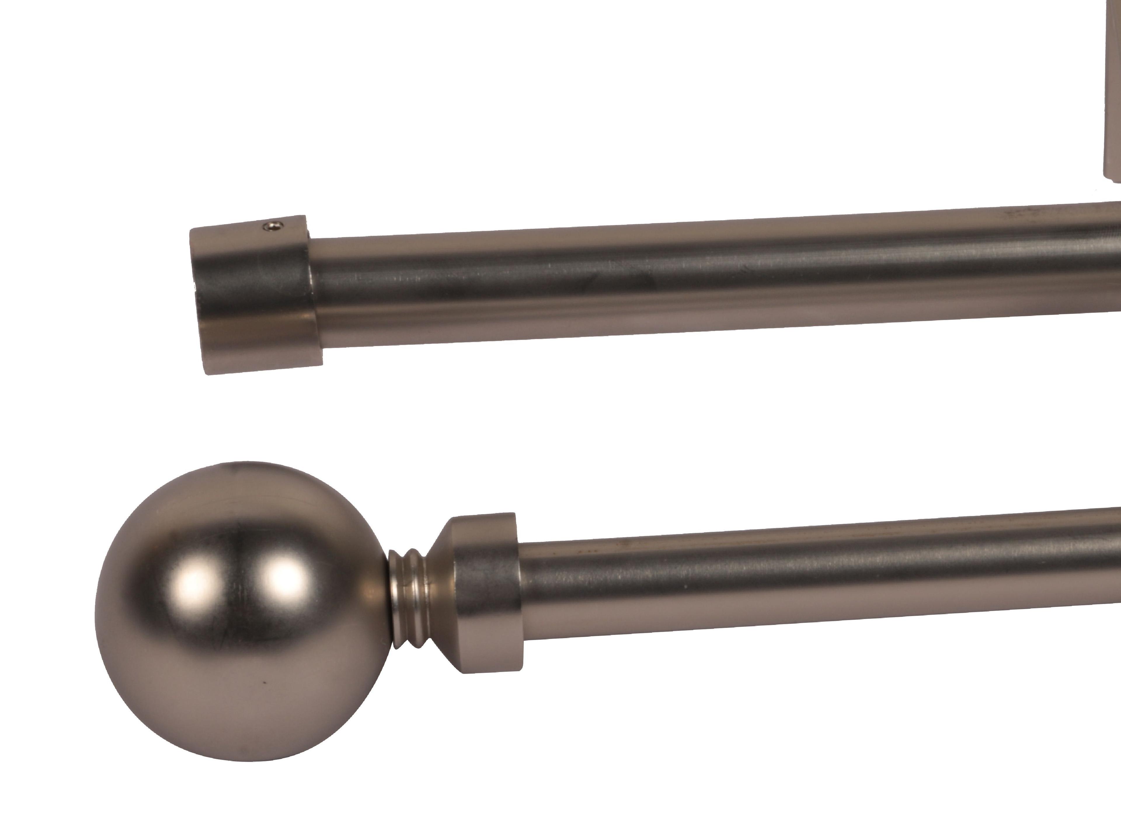 Barra extensible doble 120-210 cm borla satín Cotidiana-2