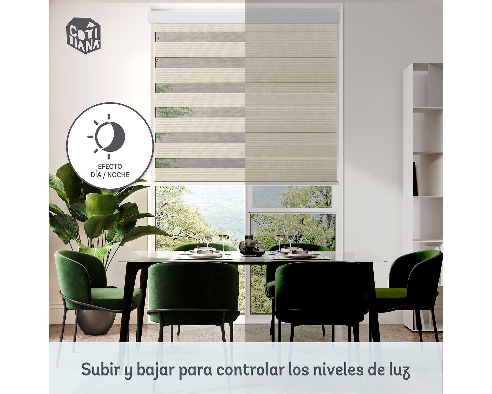 Cortina roller zebra 150x250 cm textura beige Cotidiana-8