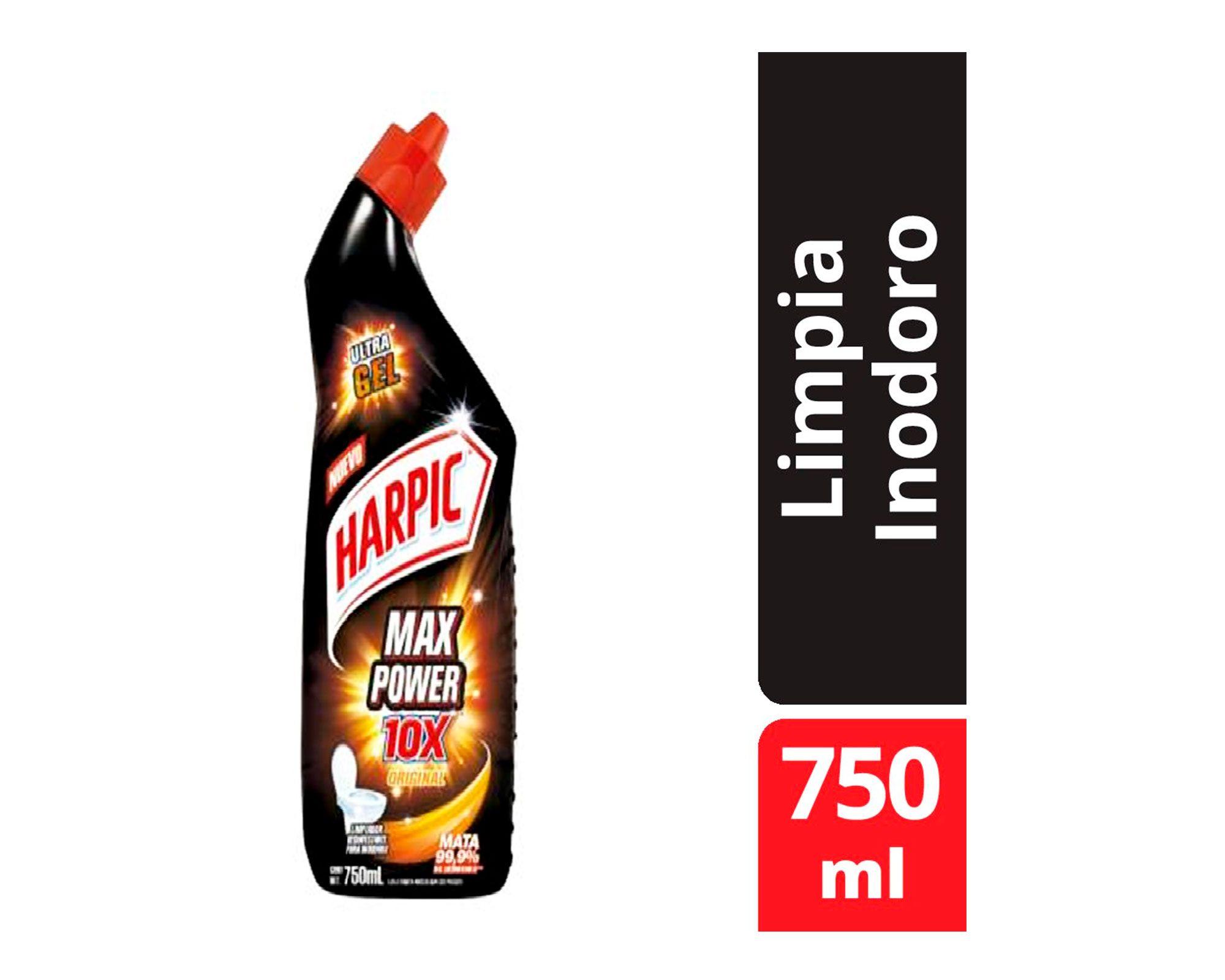 Limpiador inodoro 750 ml power plus gel Harpic-0