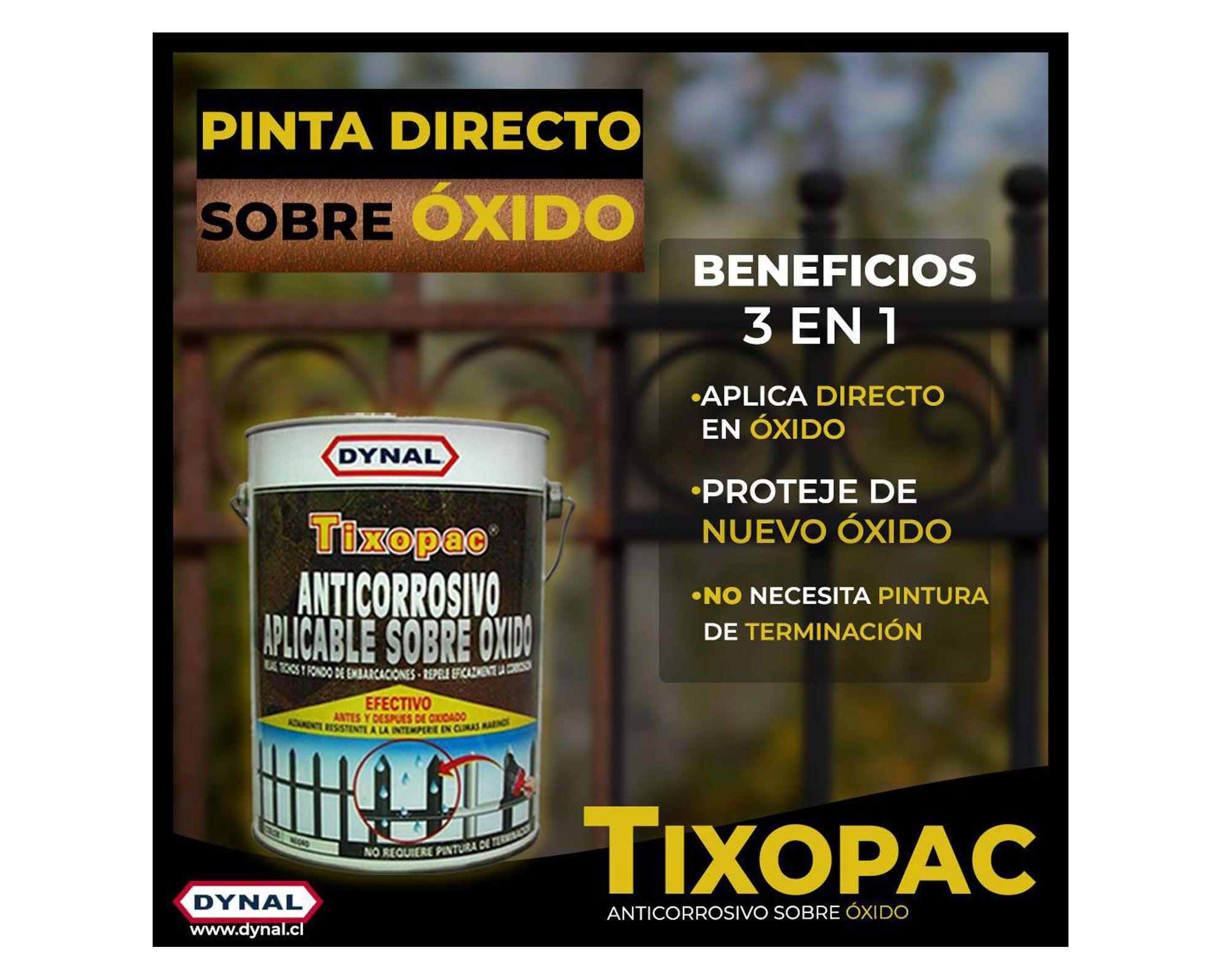 Anticorrosivo 1 galón Tixopac negro Dynal-2