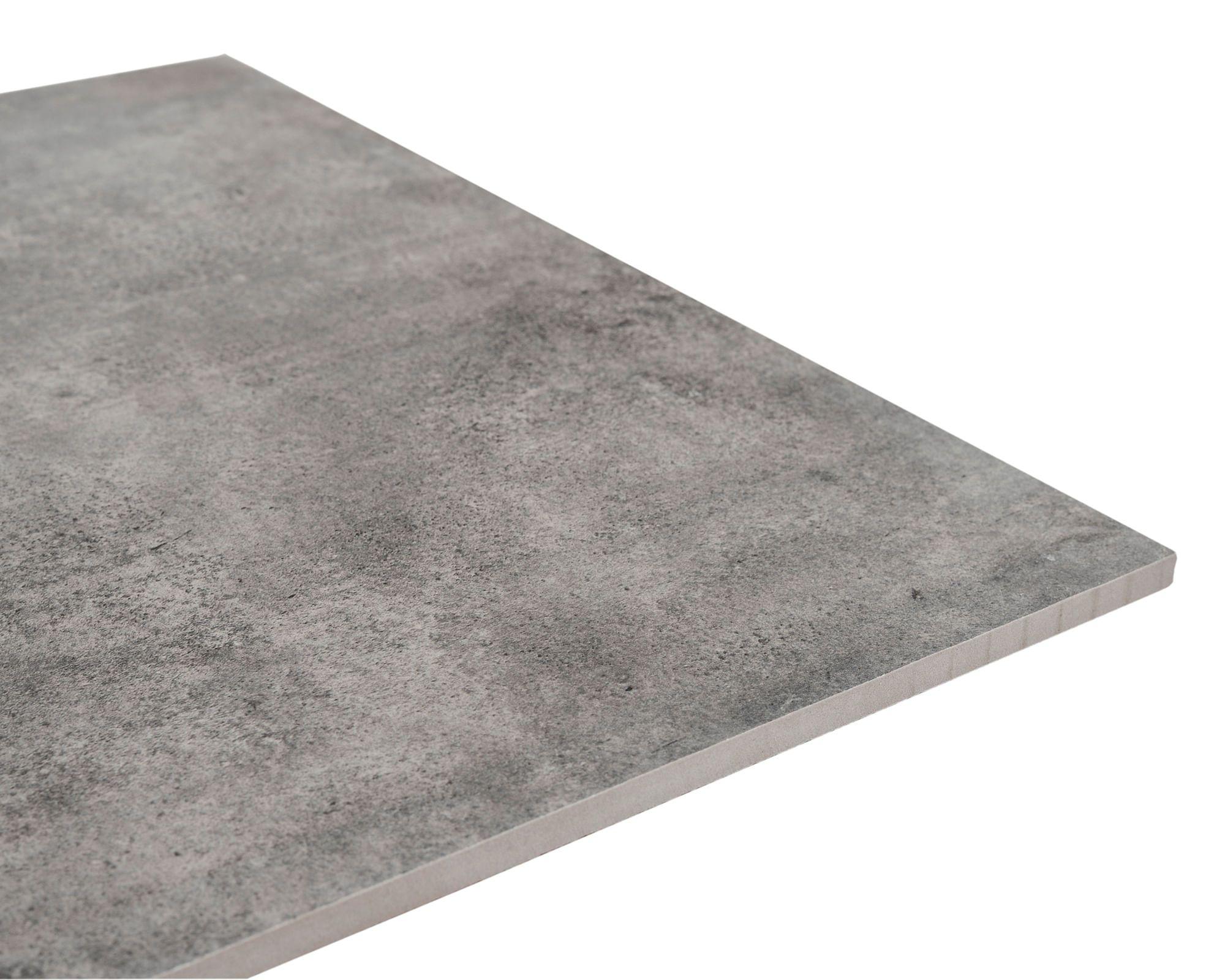 Porcelanato 45x90 cm 1.215 m2 Concreto cemento gris oscuro Baldara-2
