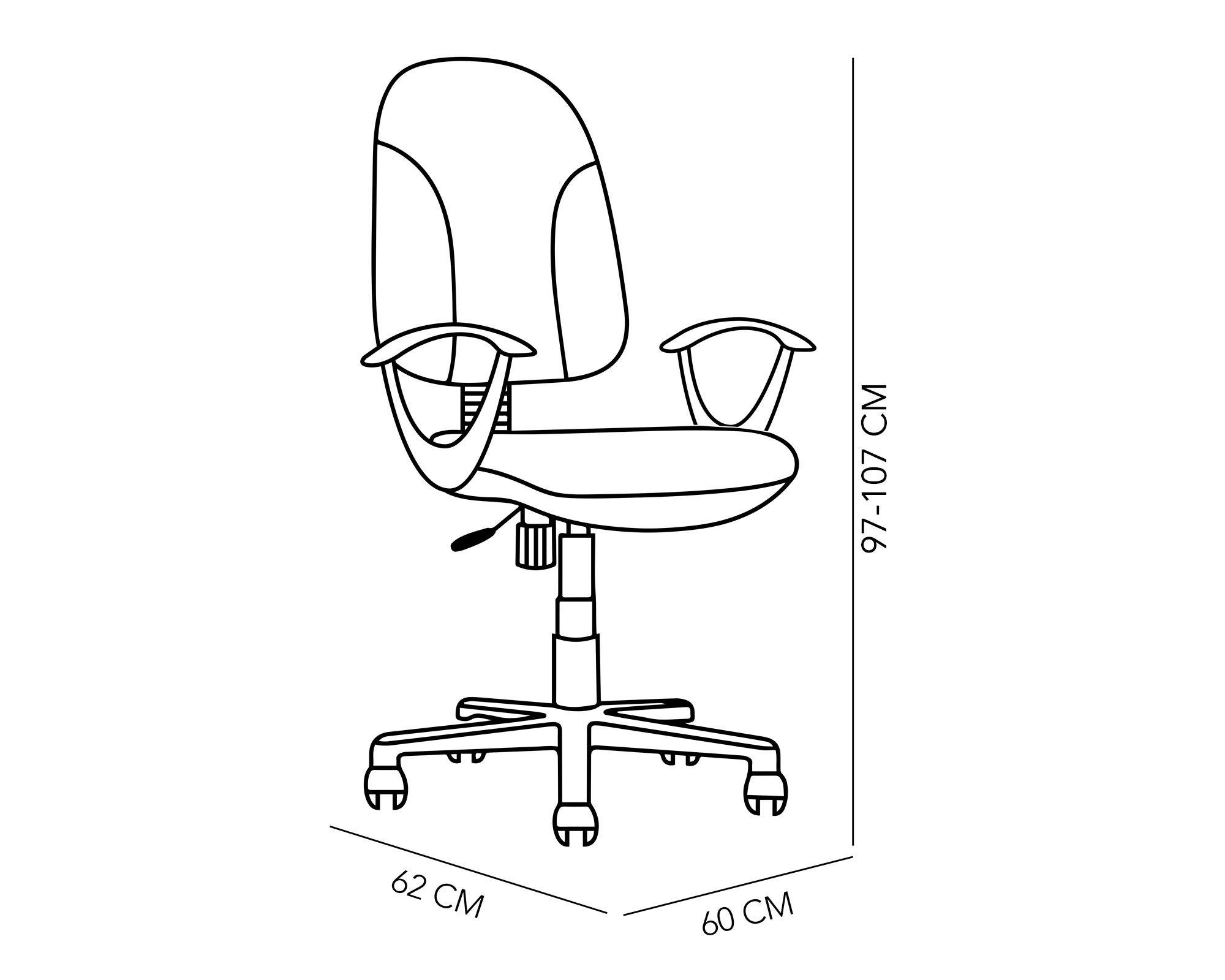Silla de escritorio Work negro M+Design-2