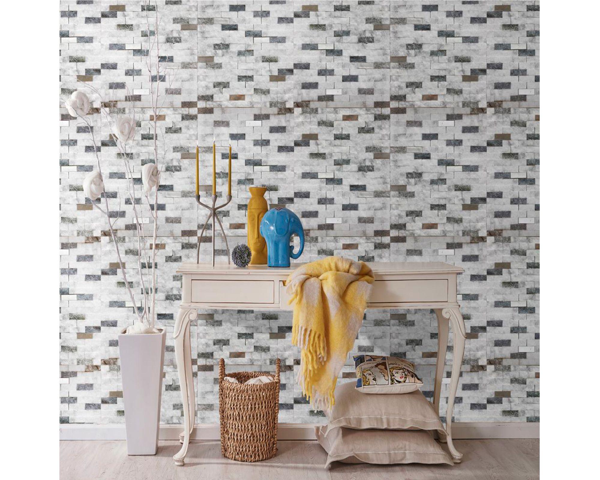 Malla mosaico 30x30 cm Piedra gris-1