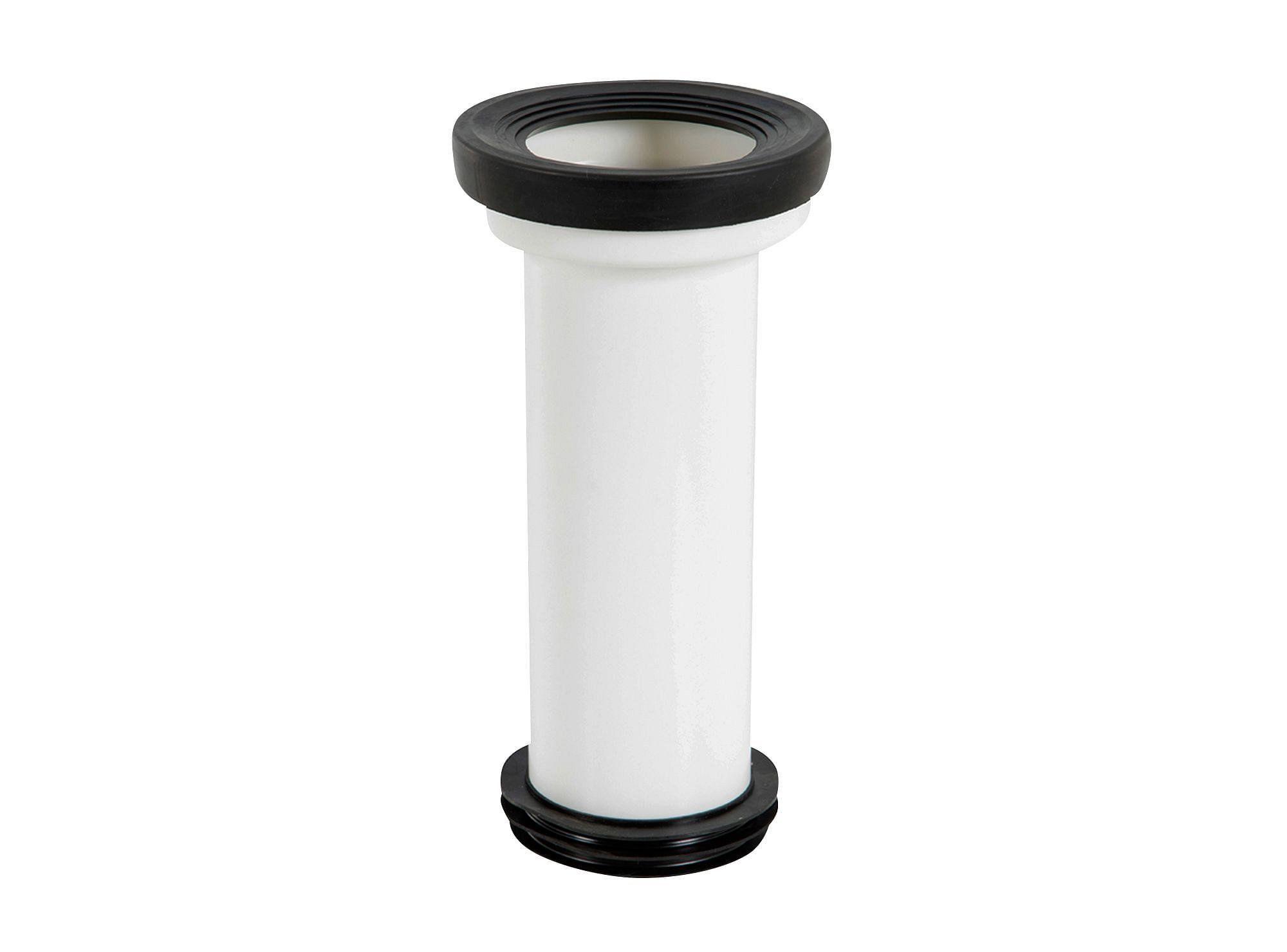 Conector PVC muro 31 cm blanco Fanaloza-0