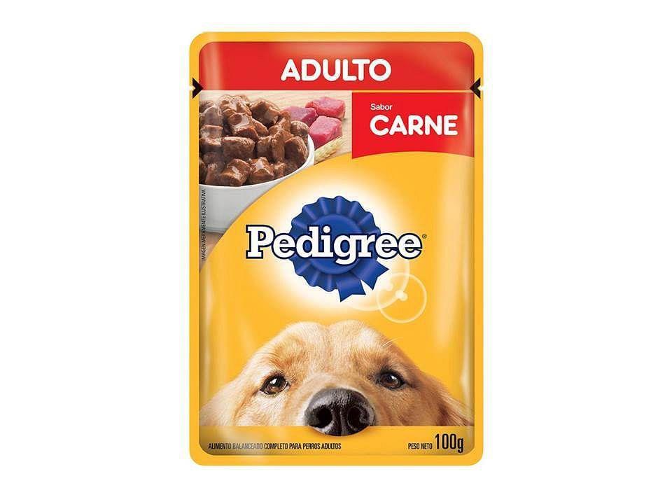 Alimento húmedo perro 100 gr carne Pedigree-0