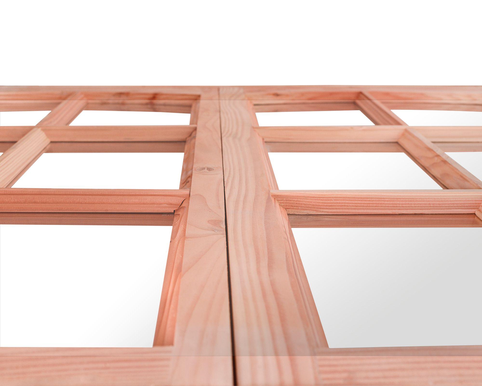Ventana Madera 120x120 cm Pino oregón-5