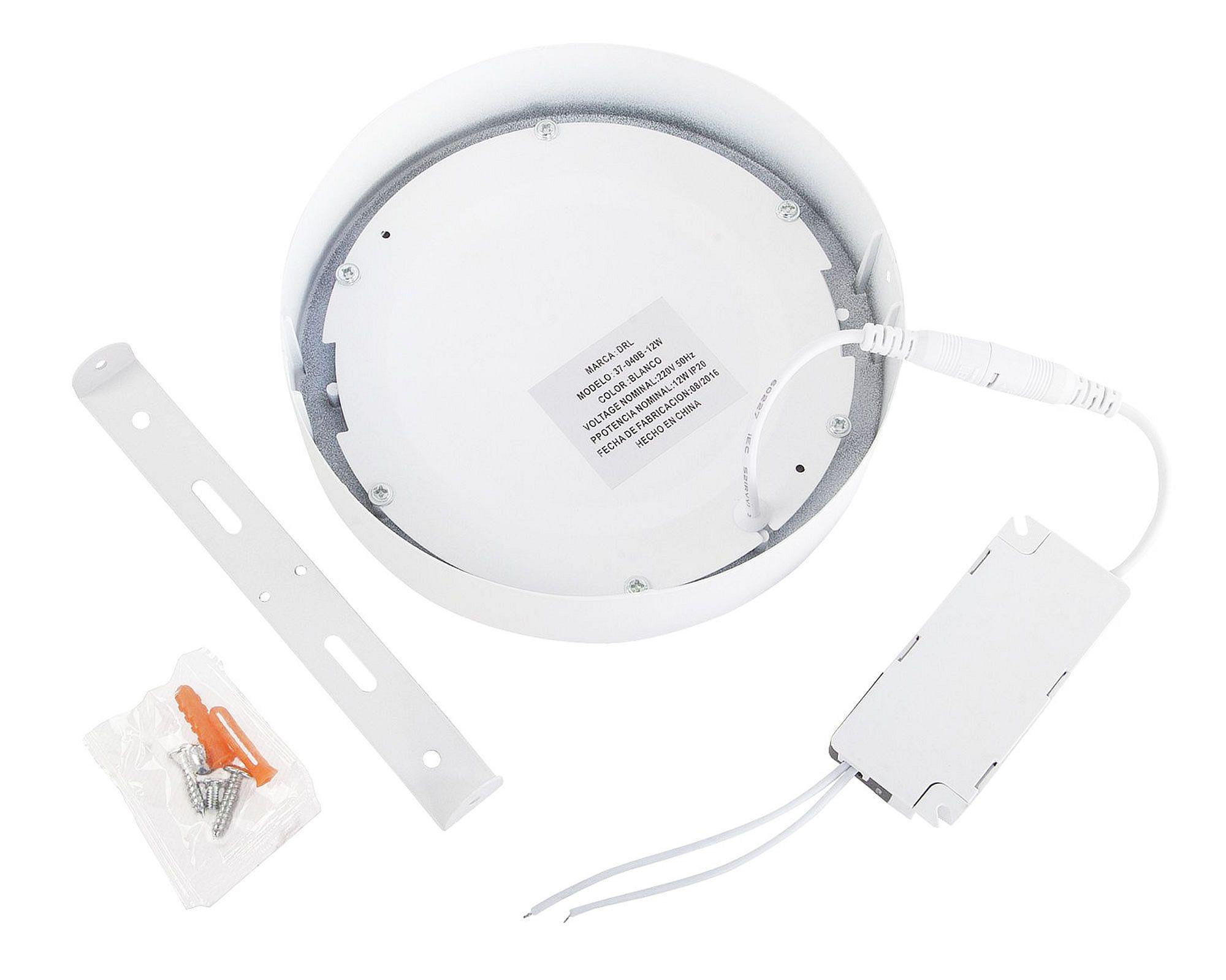 Foco panel LED Sobreponer Redondo 1 Luz 6W-2