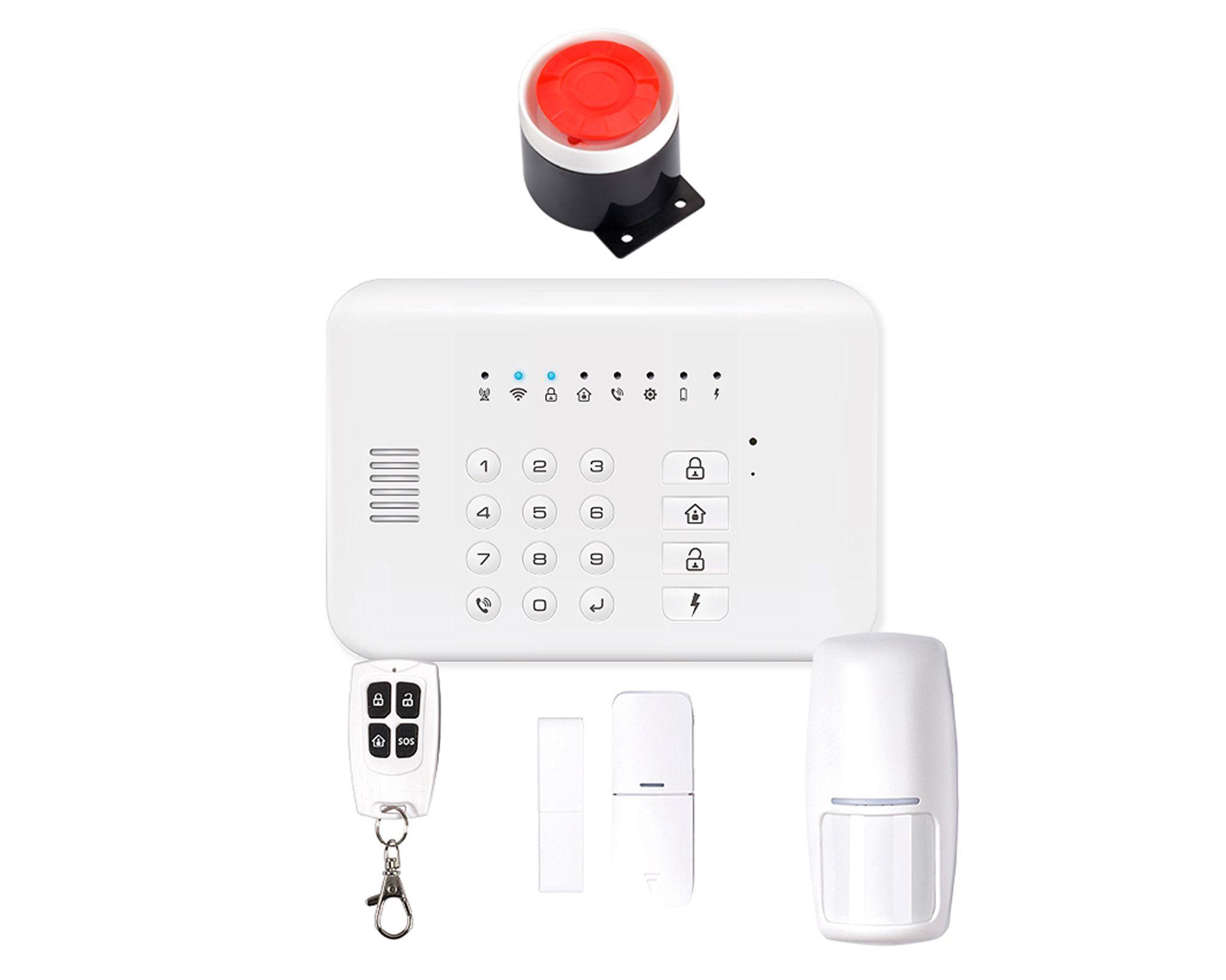 Kit alarma GSM inalámbrico 6 piezas Veloti-6