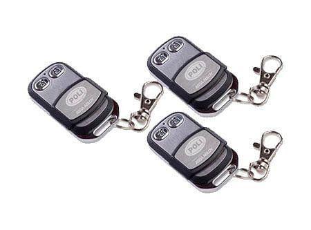 Control remoto cerradura eléctrica rolling code 3 unidades Poli-0