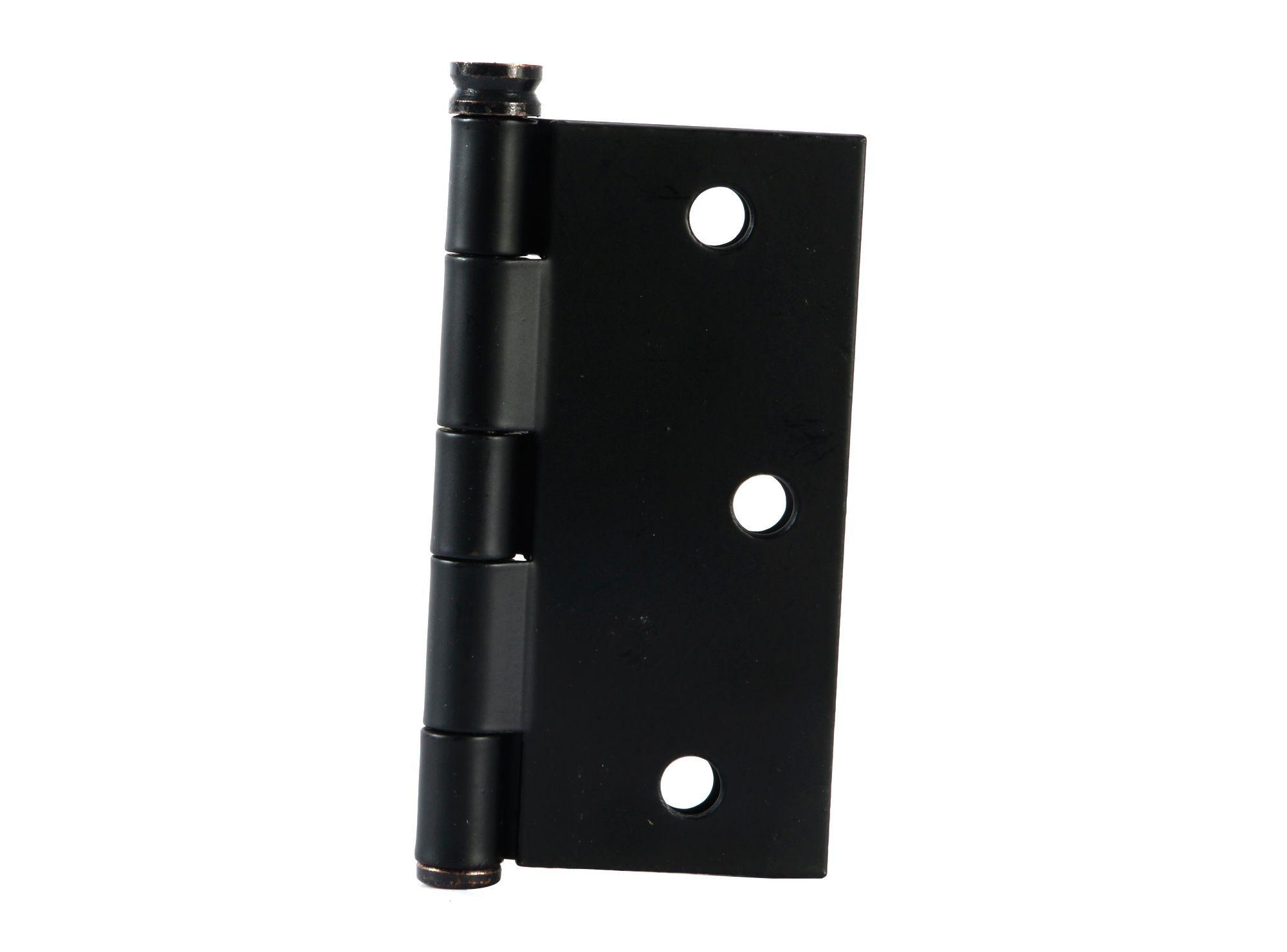 Bisagra 3,5x3,5'' Rústica negro Poli-1