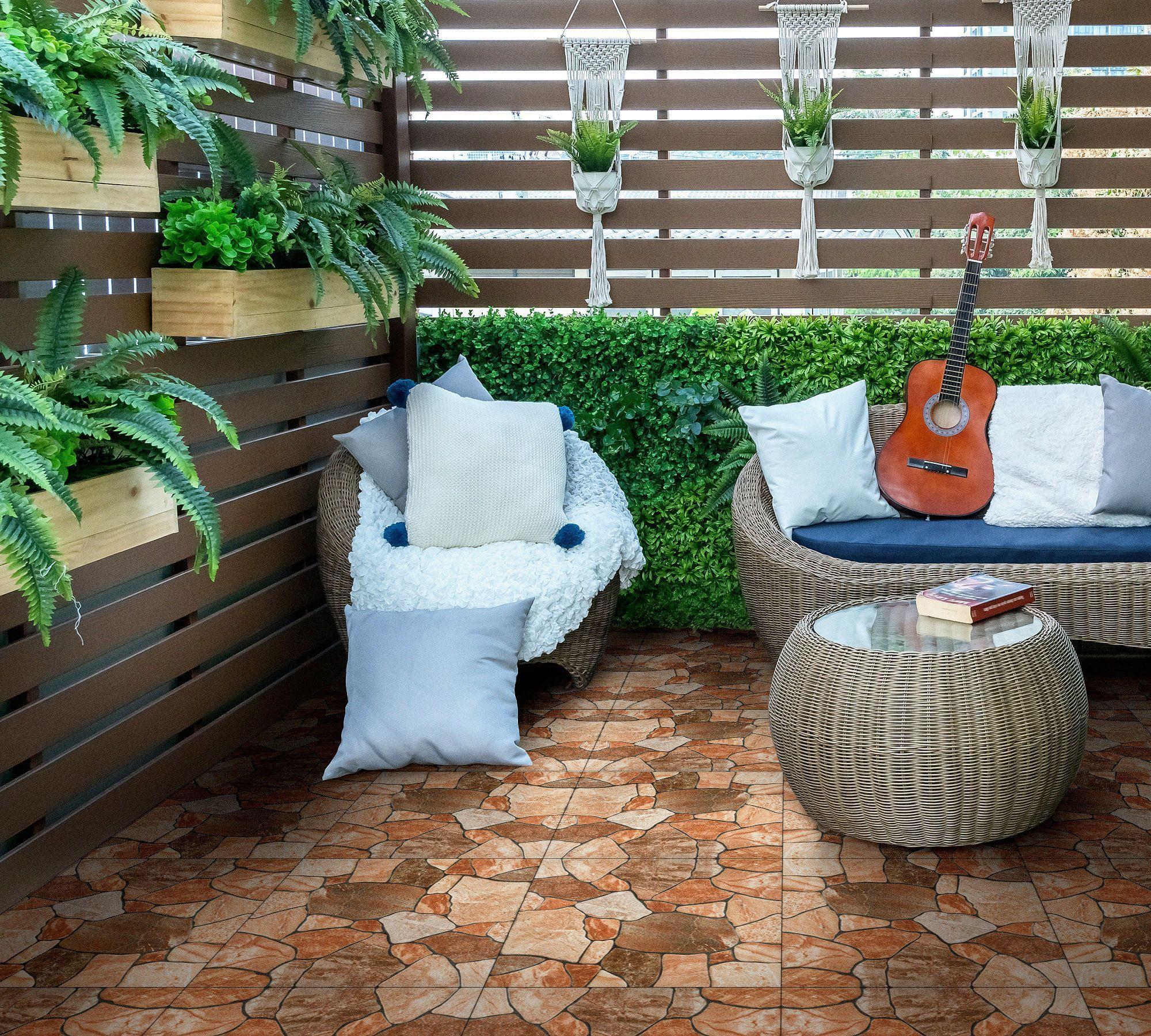 Gres porcelanato 60x60 cm esmalte patio nogal 1,44m2 Klipen-3