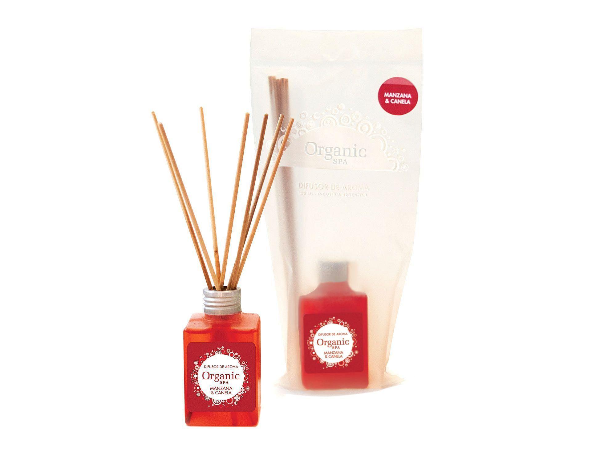 Difusor ambiental 120 ml manzana/canela Organic Spa-0