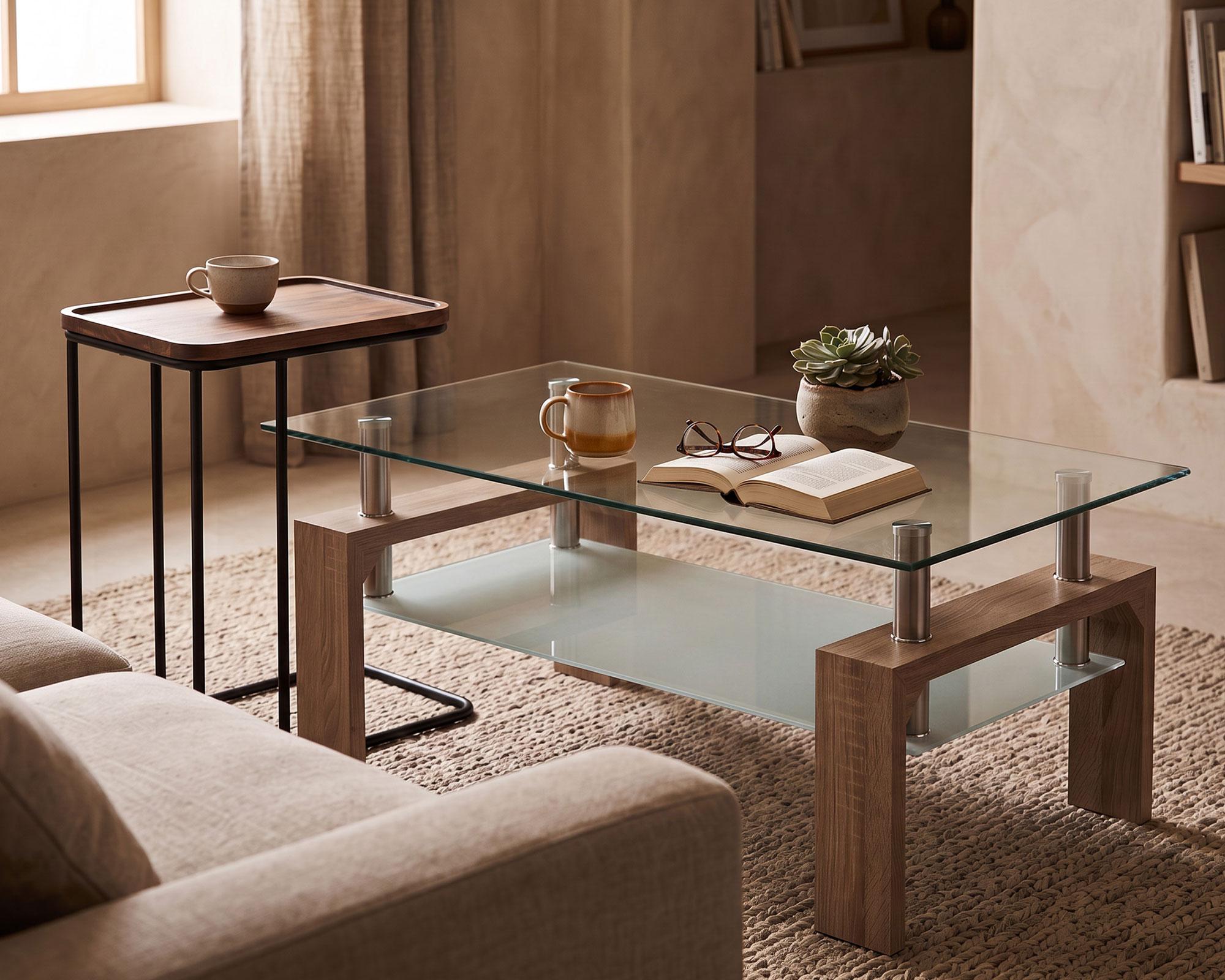 Mesa de centro rectangular natural M+Design-5