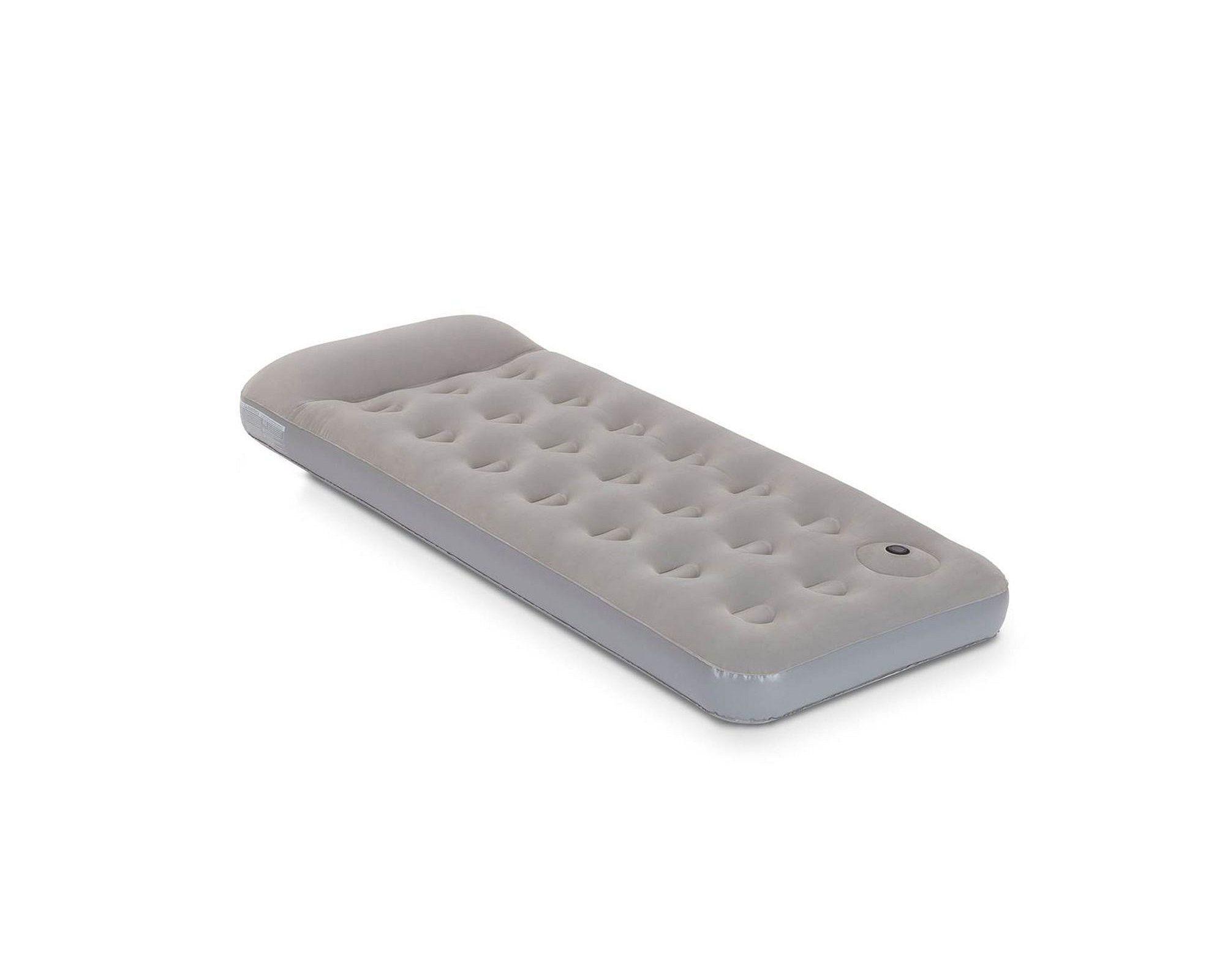 Colchón inflable single 185x76x22 cm inflador de pie Coleman.-0