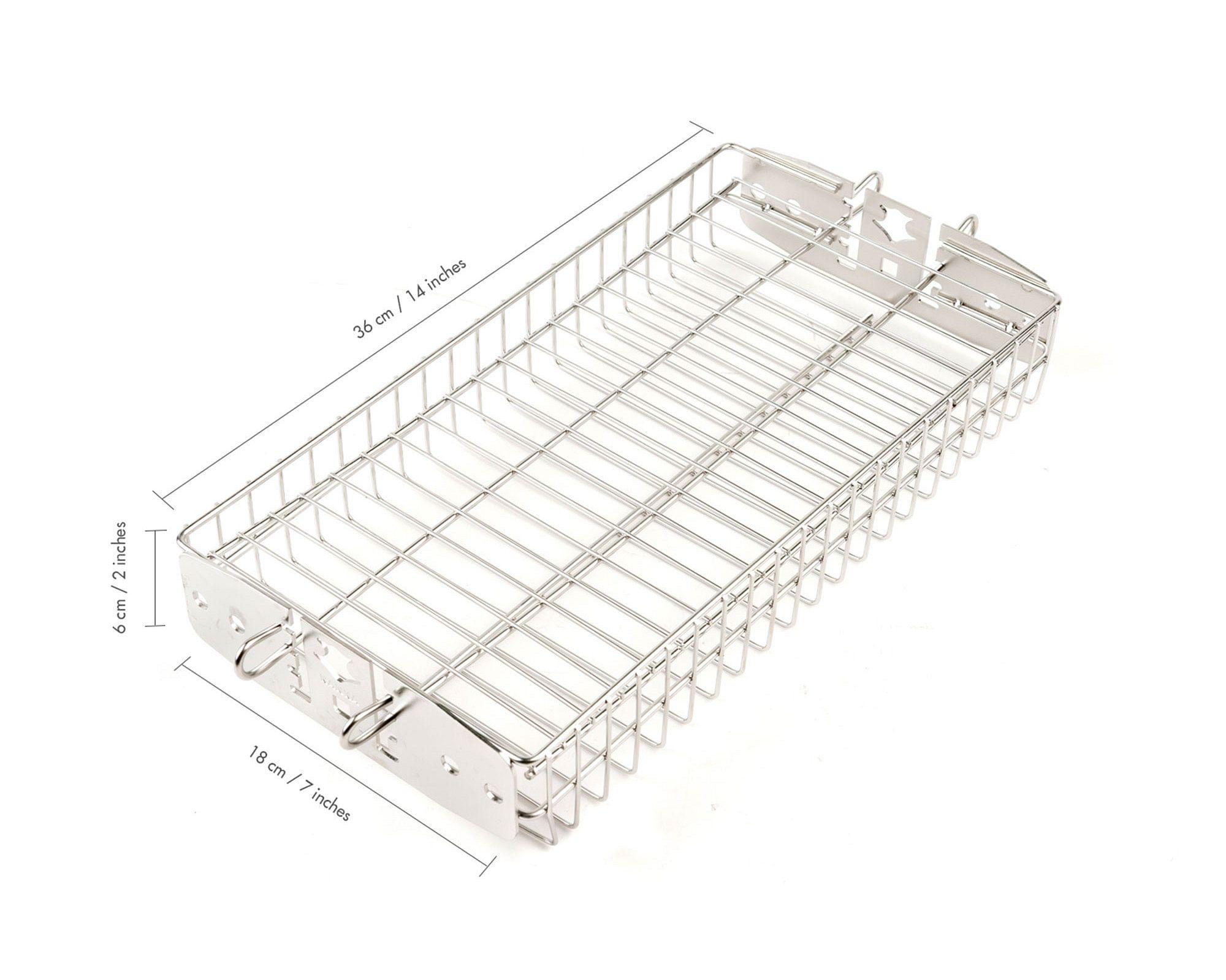 Rejilla de acero inoxidable para asador Kanka.-4