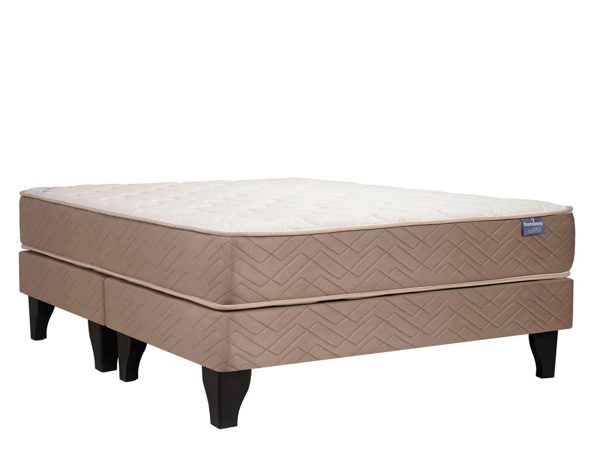 Cama europea 2 plazas x 190 cm Bamboo base dividida Celta-5