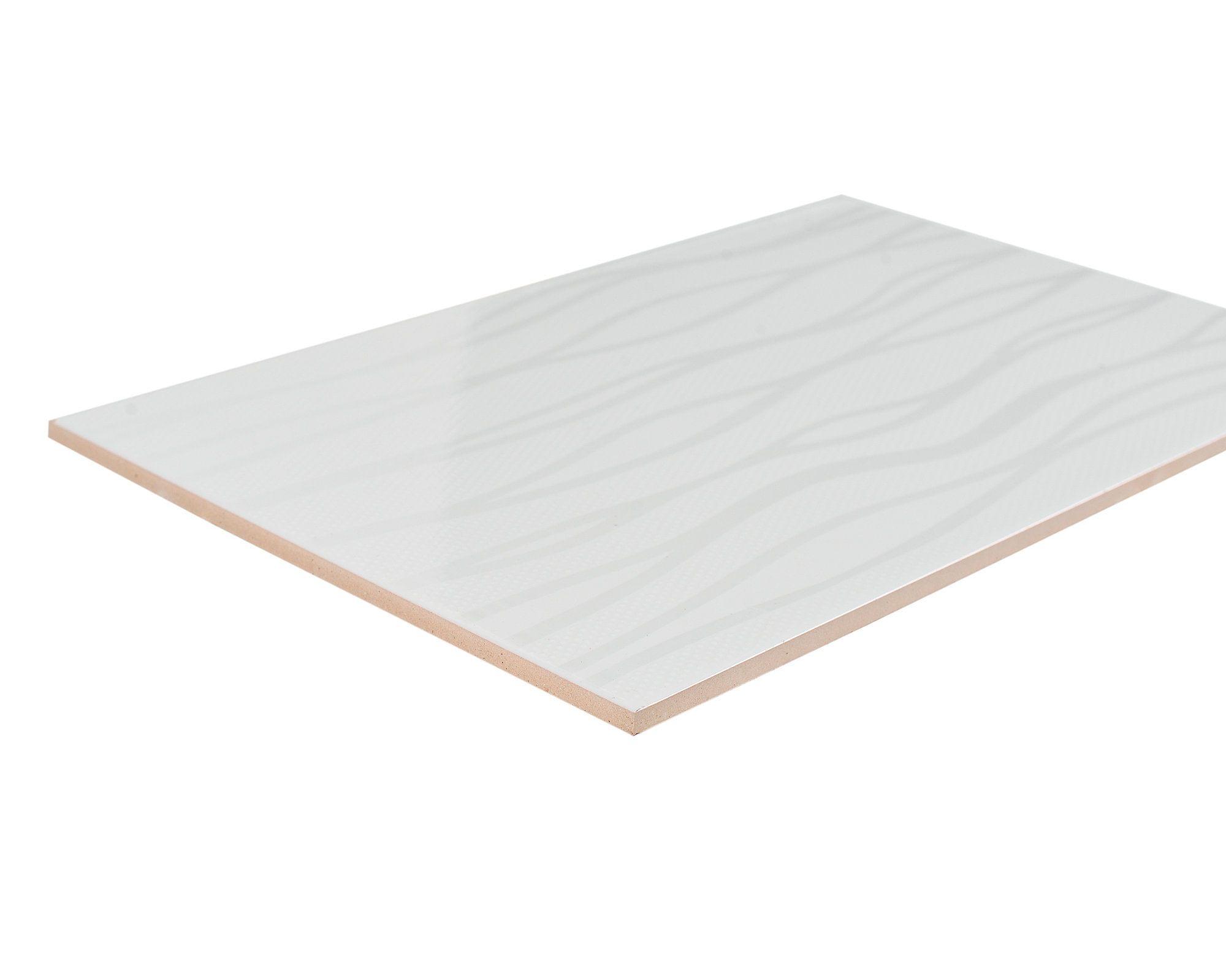 Cerámica muro 25x40 cm Frost Loops blanco 1,50 m2 Klipen-3