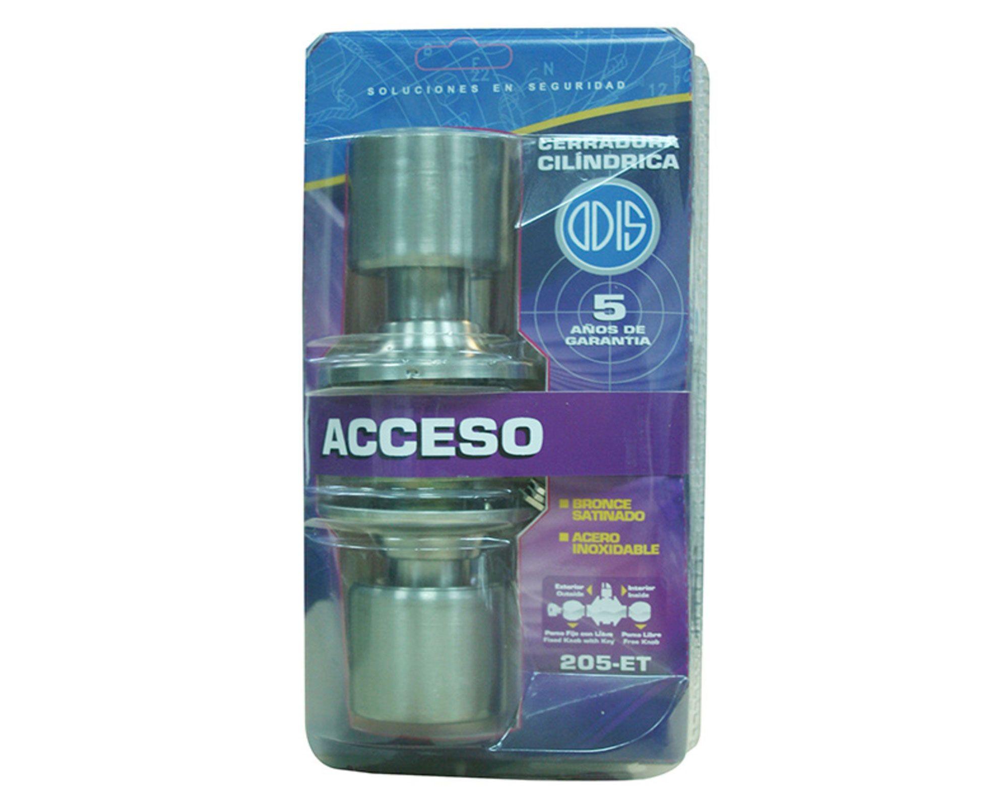 Cerradura embutir pomo acceso interior 205 acero inoxidable Odis-2