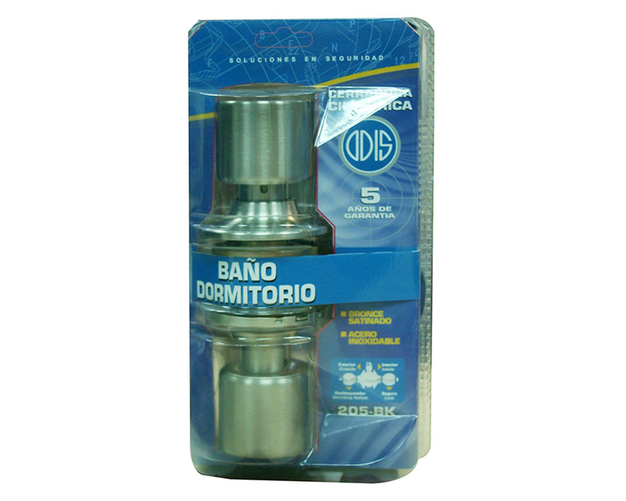 Cerradura embutir pomo baño 205 acero inoxidable Odis-3
