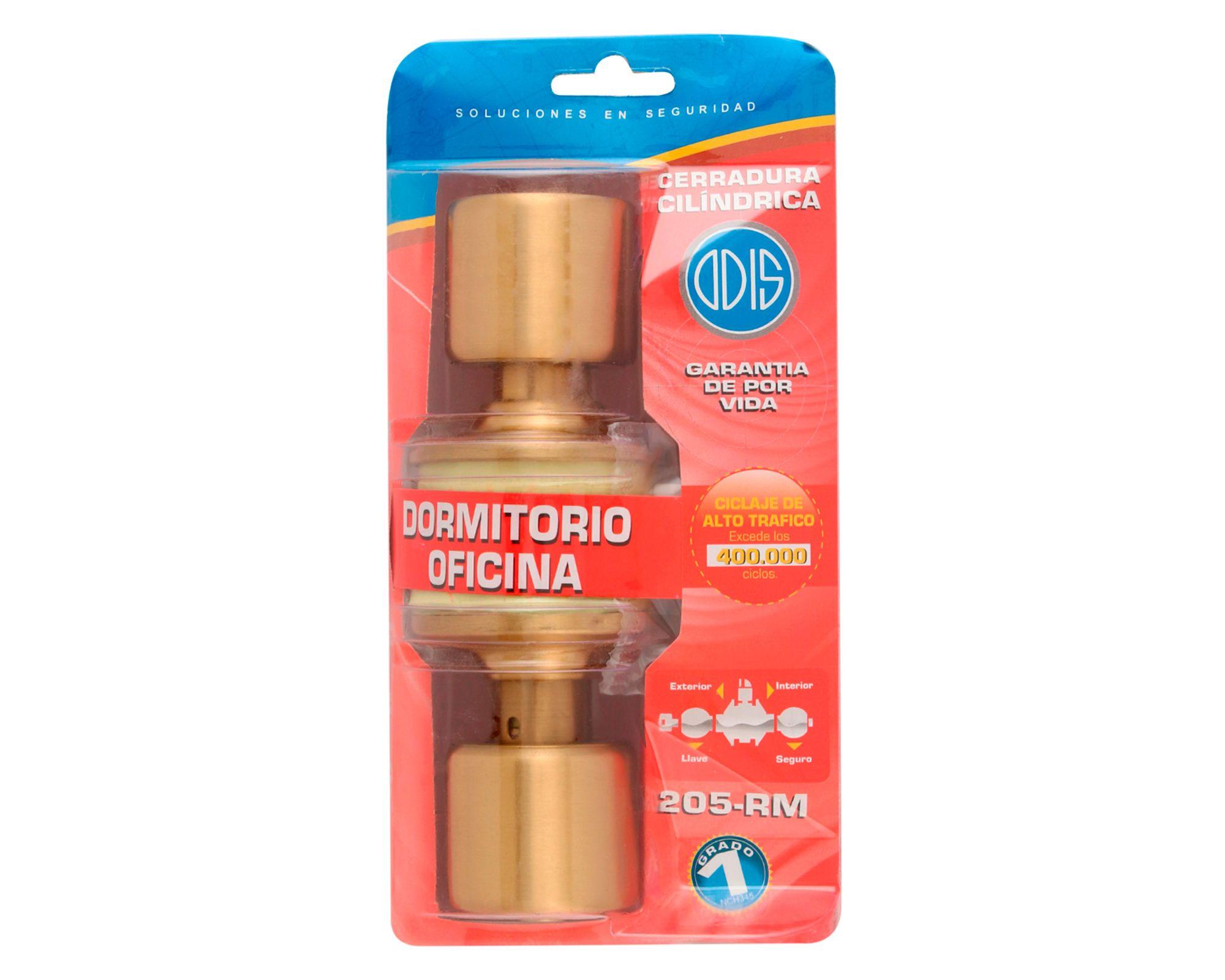 Cerradura dormitorio Línea 205 bronce-3