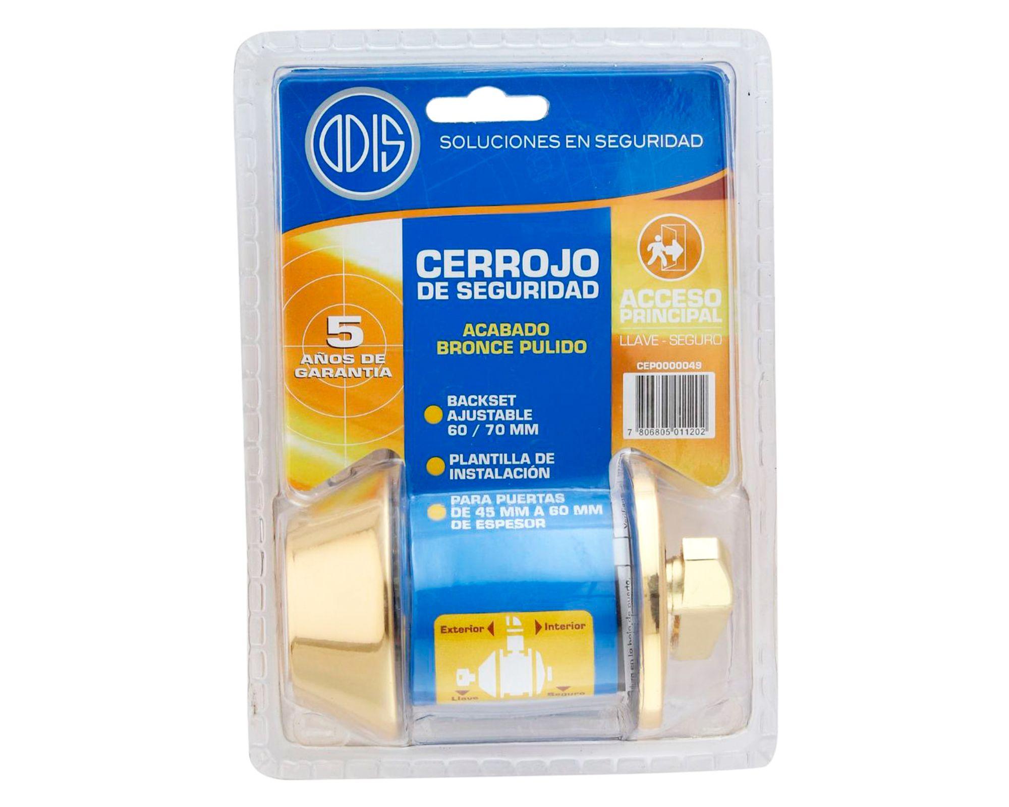Cerrojo 501 Amarillo + 3 llaves-2