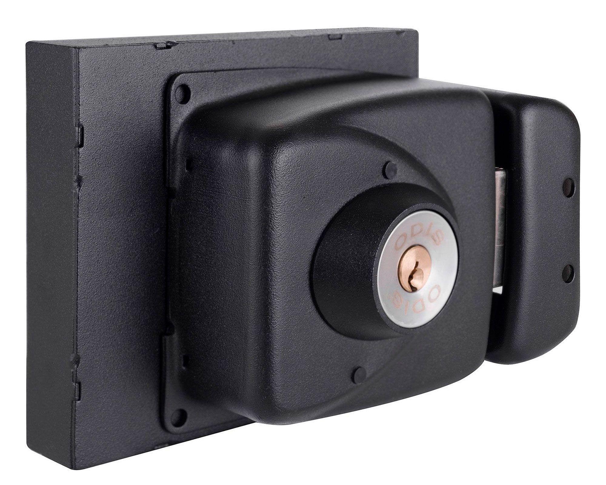 Cerradura sobreponer 793 Corredera negro Odis-4