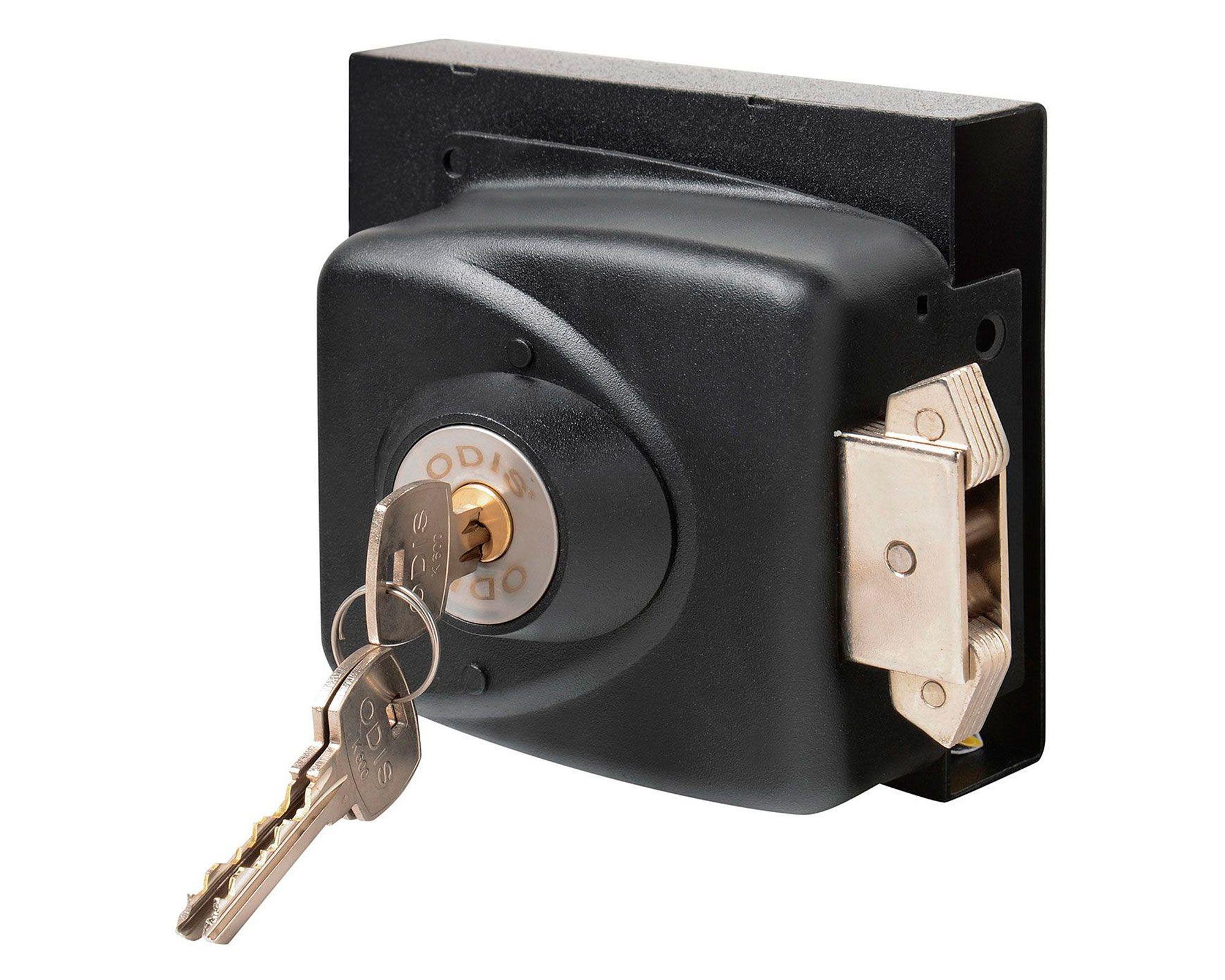 Cerradura sobreponer 793 Corredera negro Odis-3