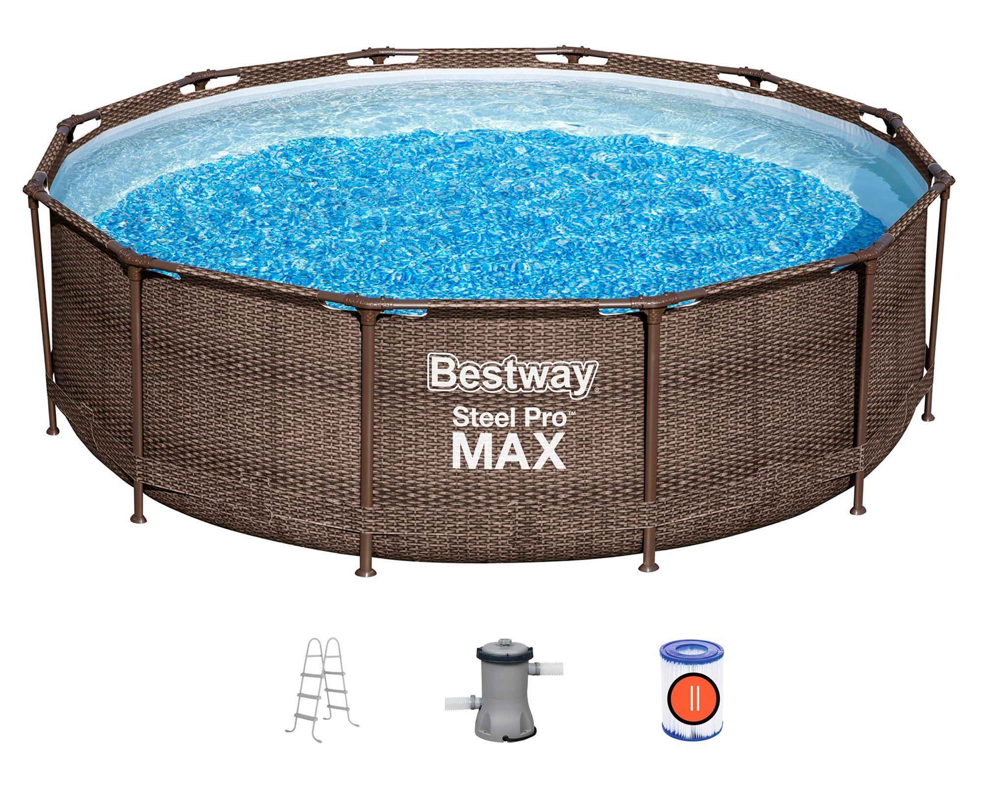 Piscina estructural 9150 litros 366x366x100 cm Bestway-0
