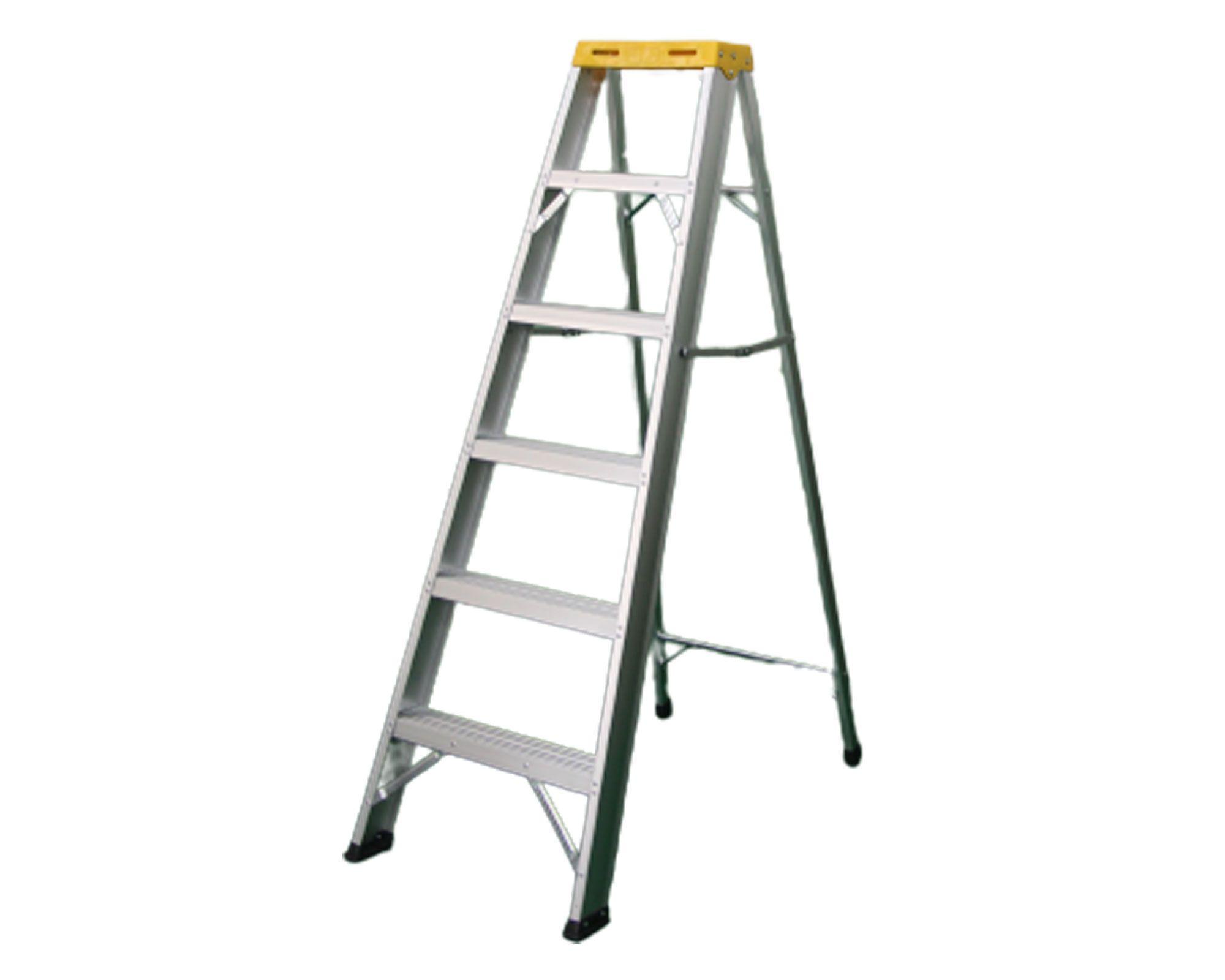 Escalera alto 149 cm 5 escalones tijera simple Wrk Work-0