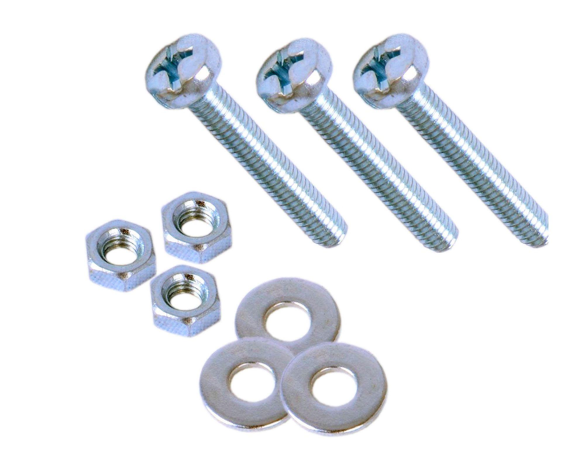 Perno cocina doble ranura 4x25mm x20 unidades Imporper-0