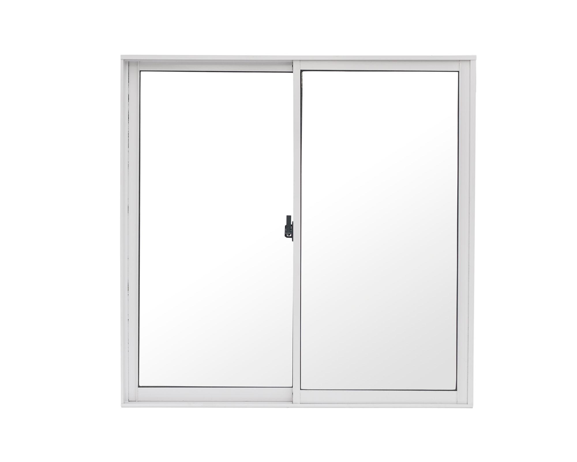 Ventana Aluminio 100x100 cm Corredera Blanca-1