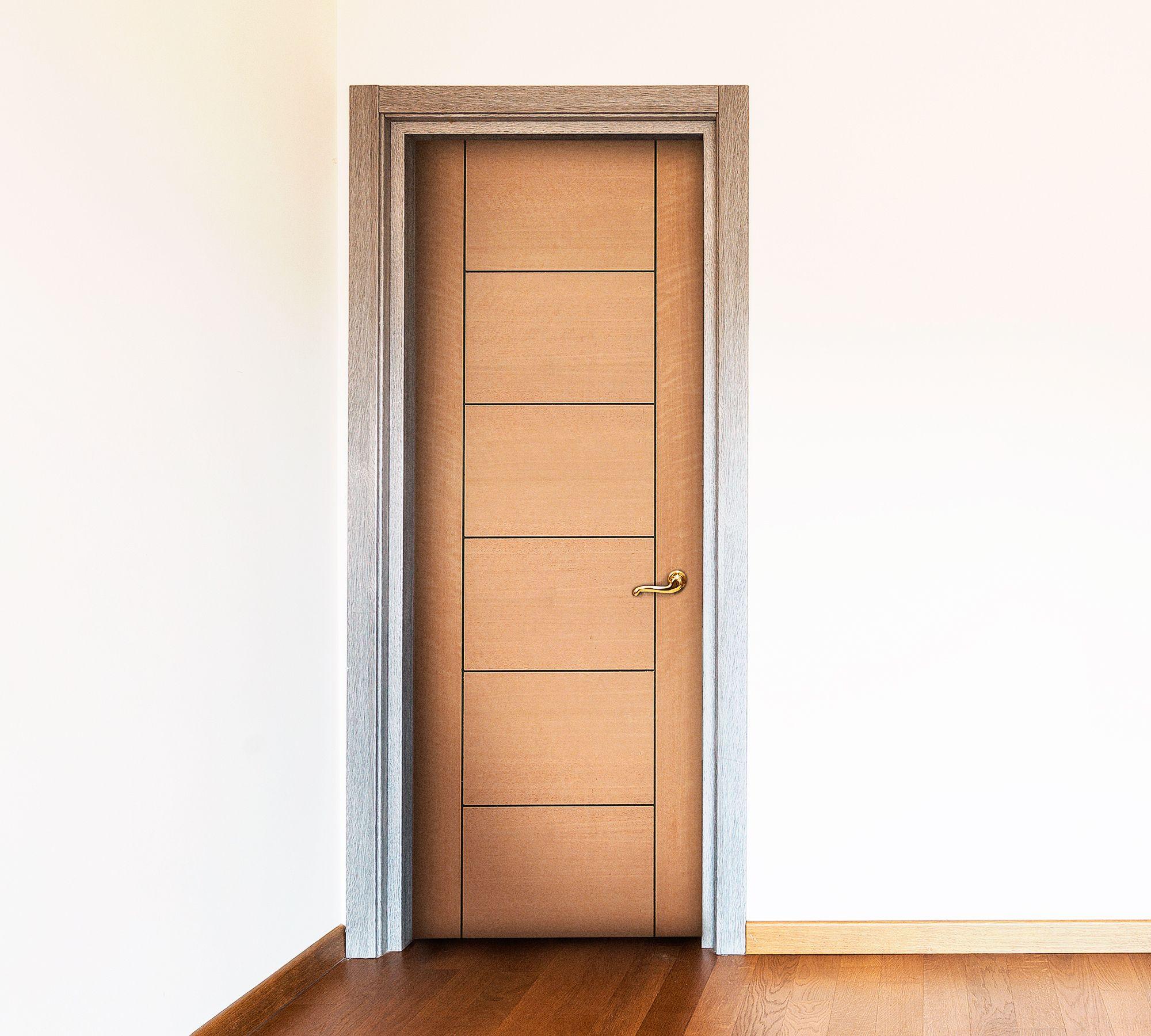 Puerta interior Capri III Enchapada 70x200 cm Multimarca-0