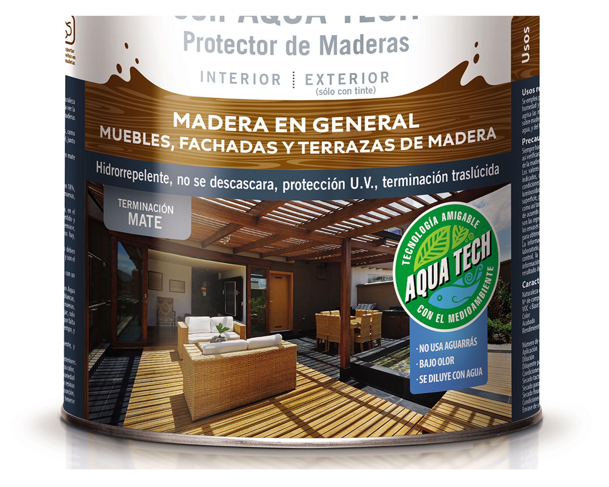 Protector de madera 1 galón Cereluxe Aqua Tech mate Ceresita-2