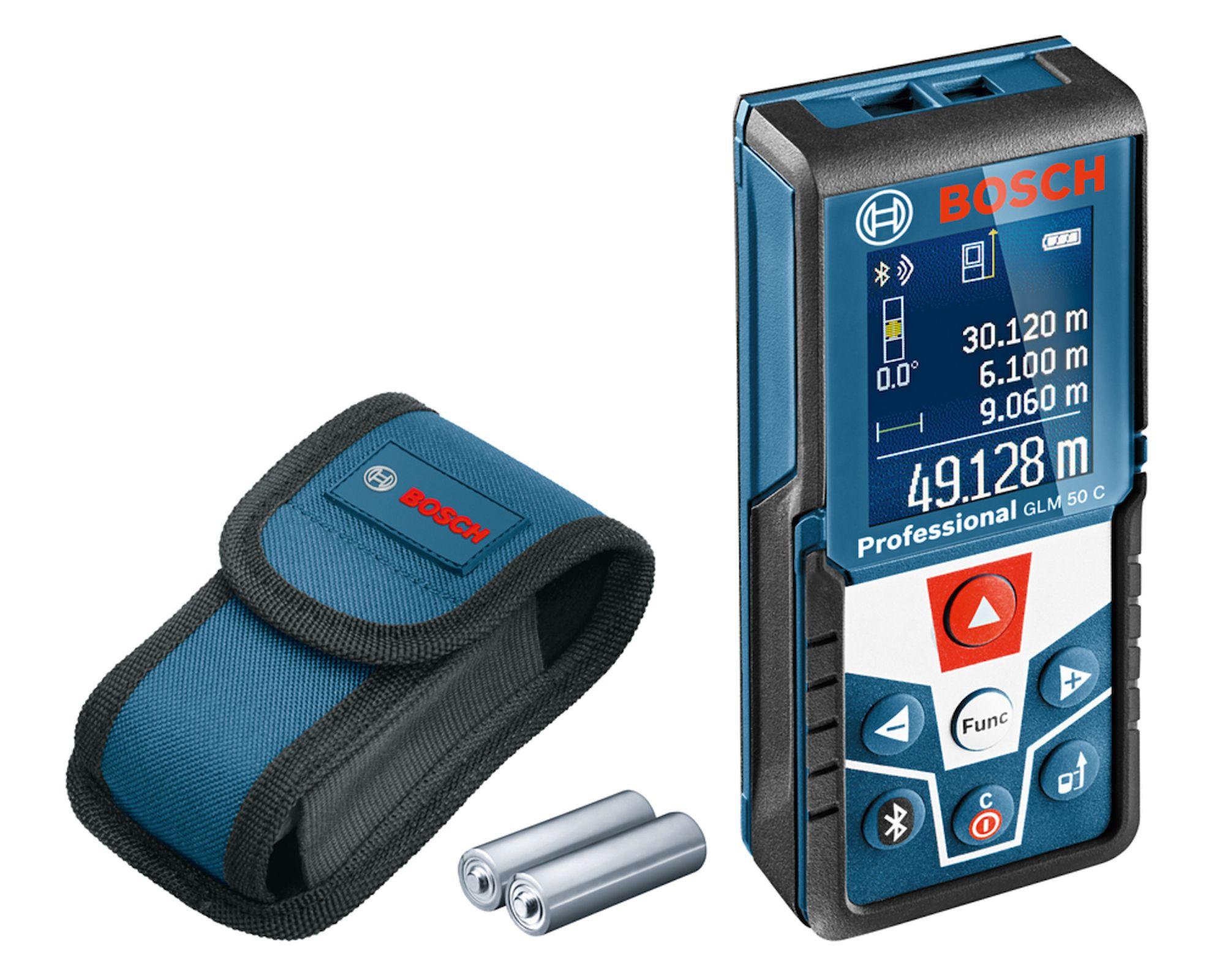 Medidor de distancia láser 50 metros GLM-50C bluetooth Bosch-0