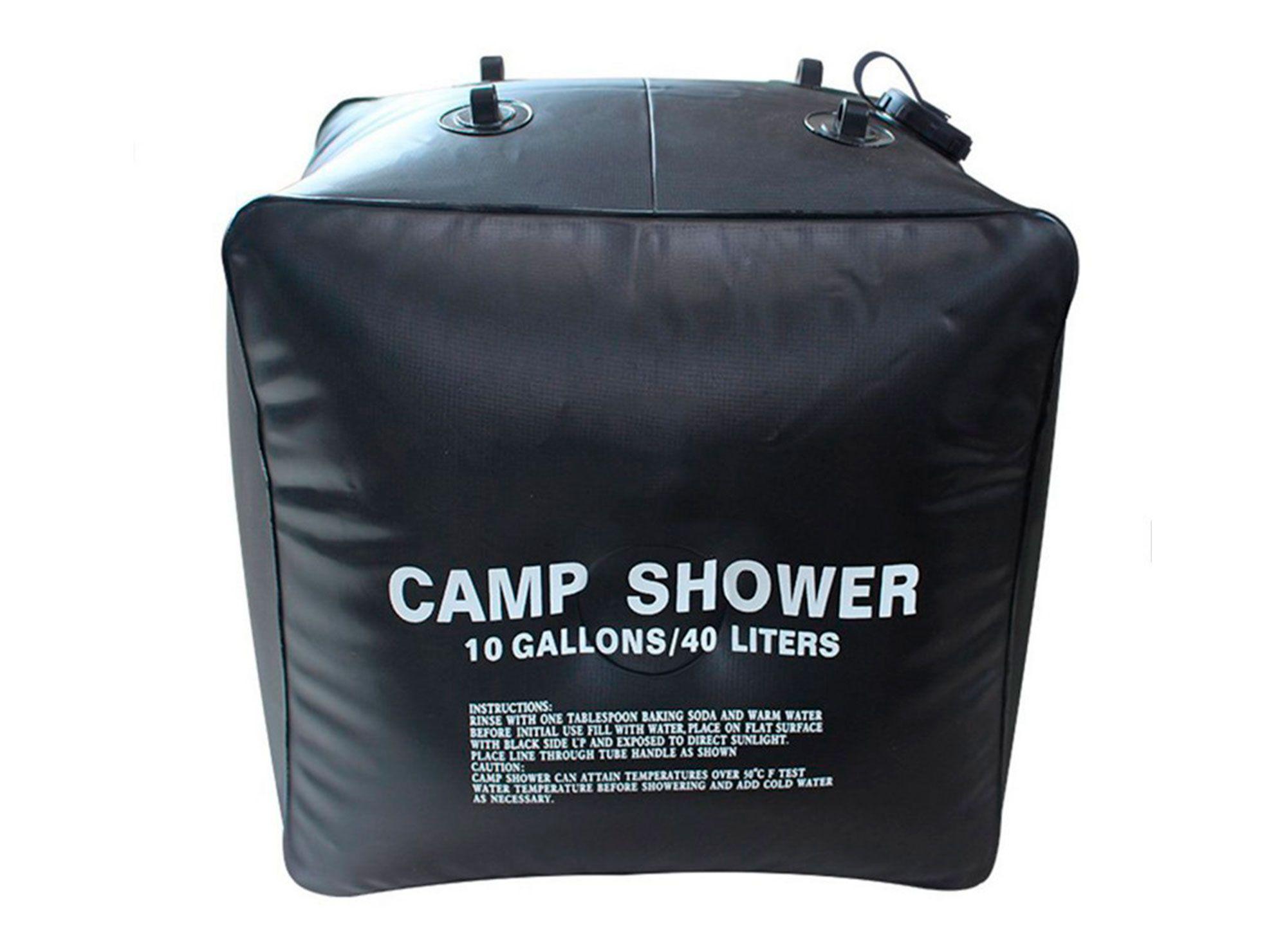 Ducha solar 40 litros negro Doite-3