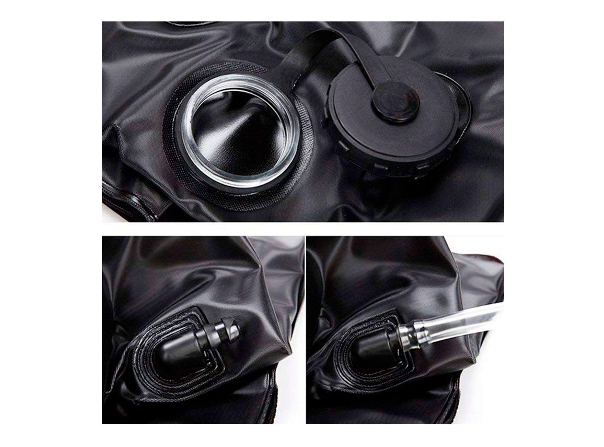 Ducha solar 40 litros negro Doite-5