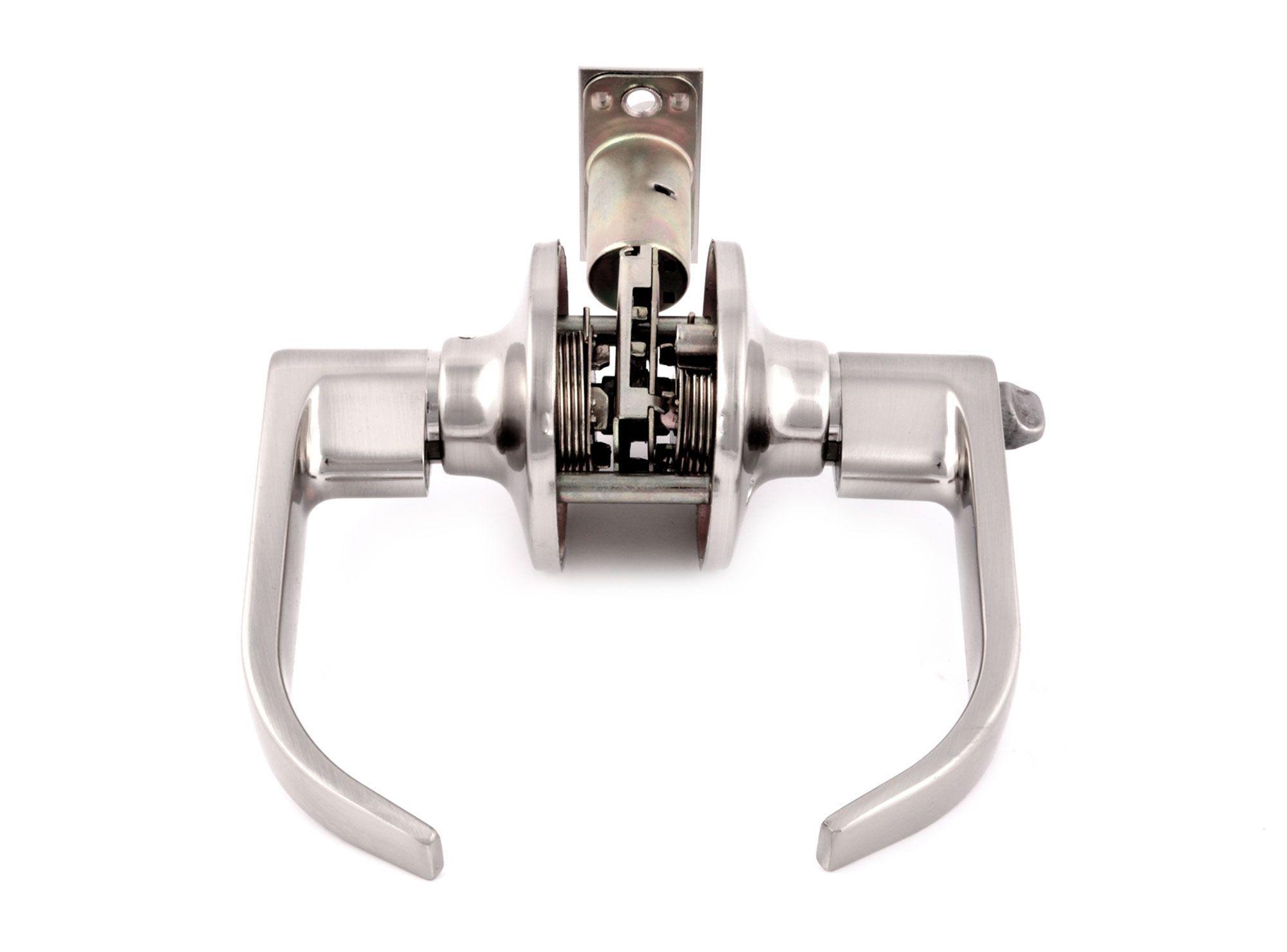 Cerradura tubular manilla baño plata Y815 Yale-3