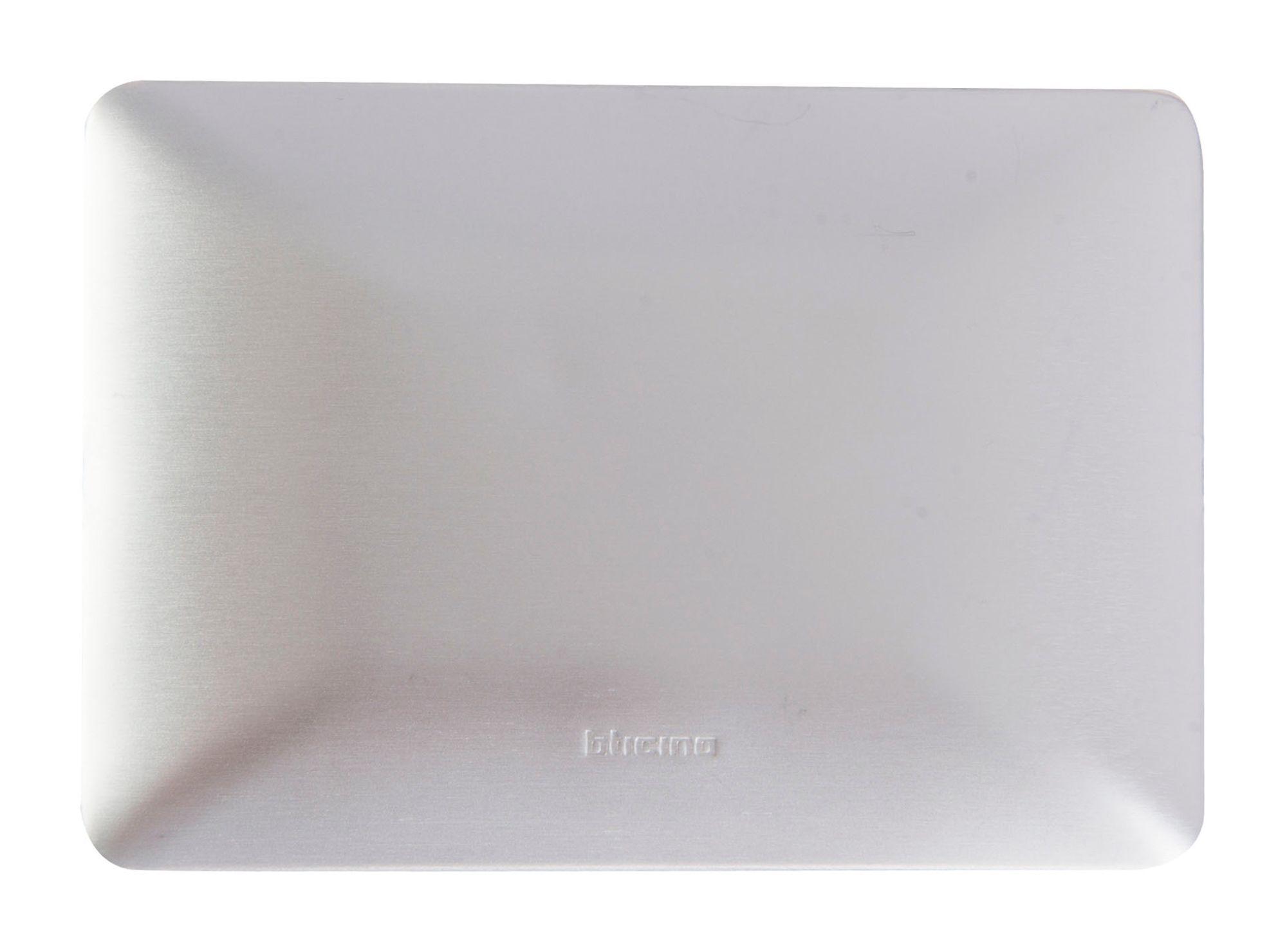 Placa ciega aluminio natural Bticino-0