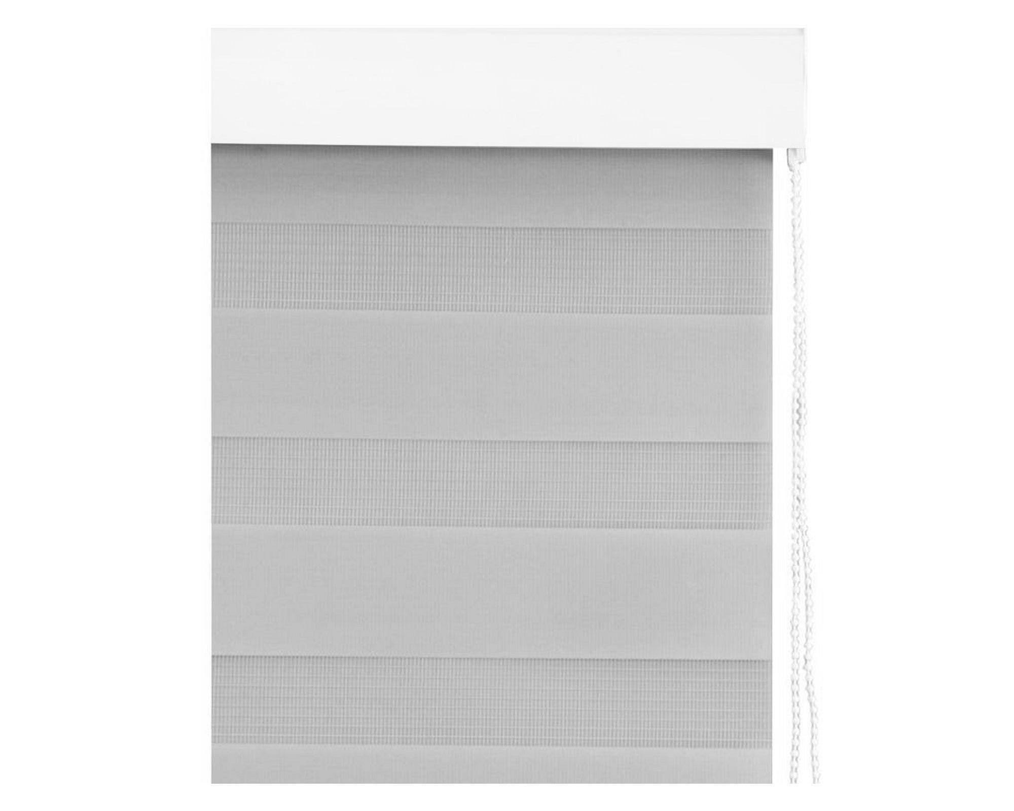 Cortina roller zebra 180x165 cm gris Cotidiana-3