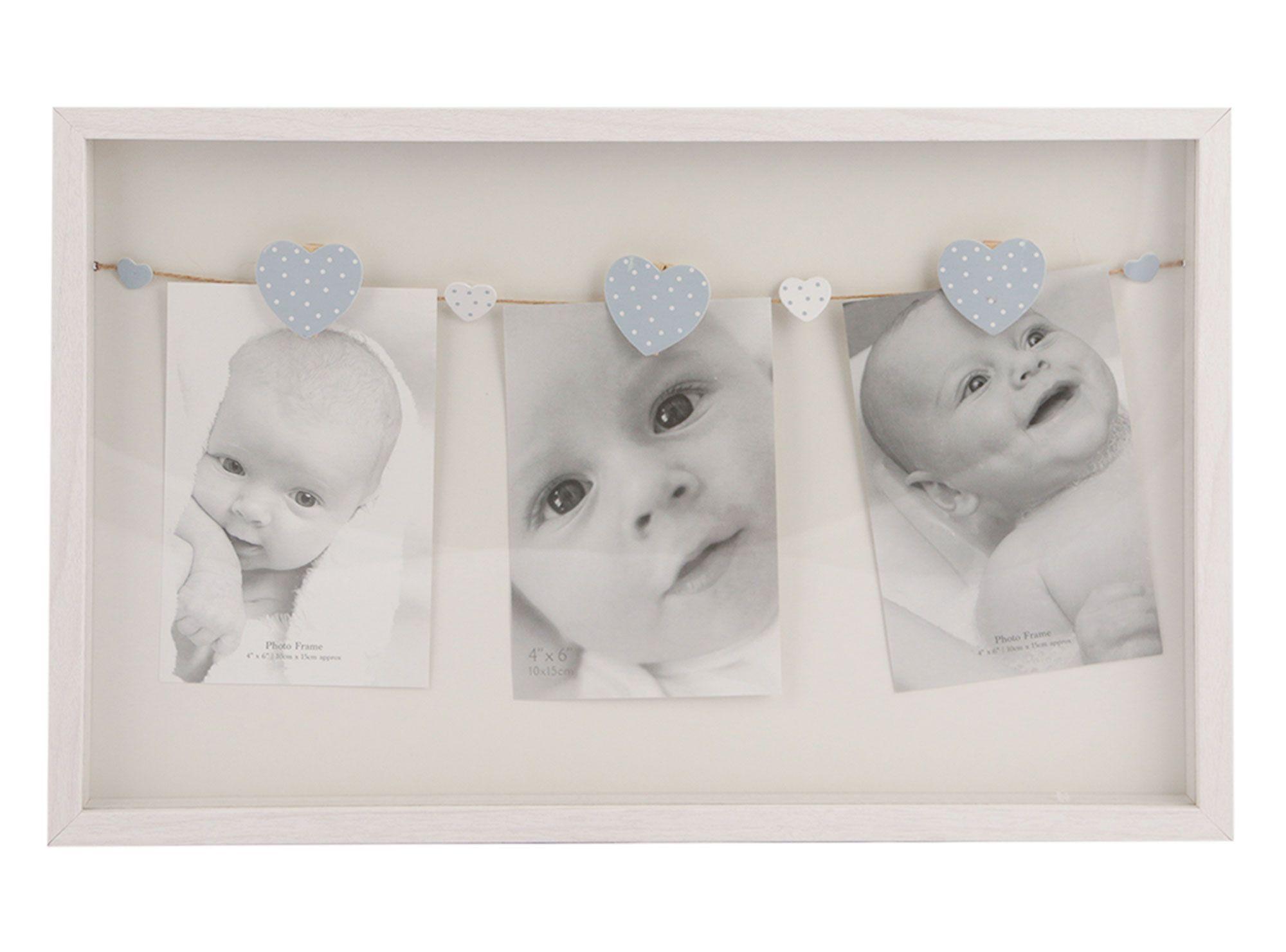 Cuadro foto con perritos 27x43 cm blanco-0