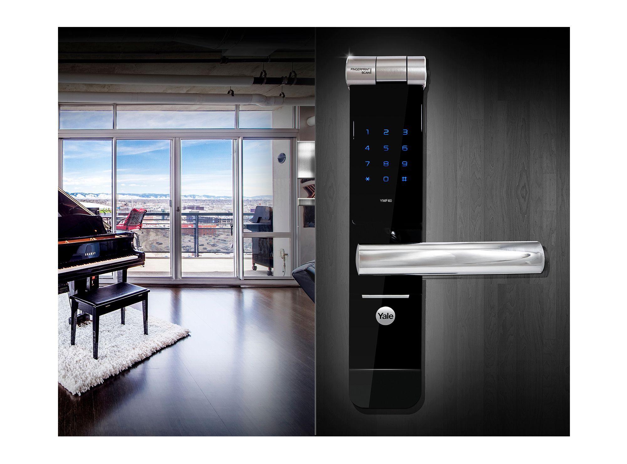Cerradura digital embutir manilla YMF40 Yale-3