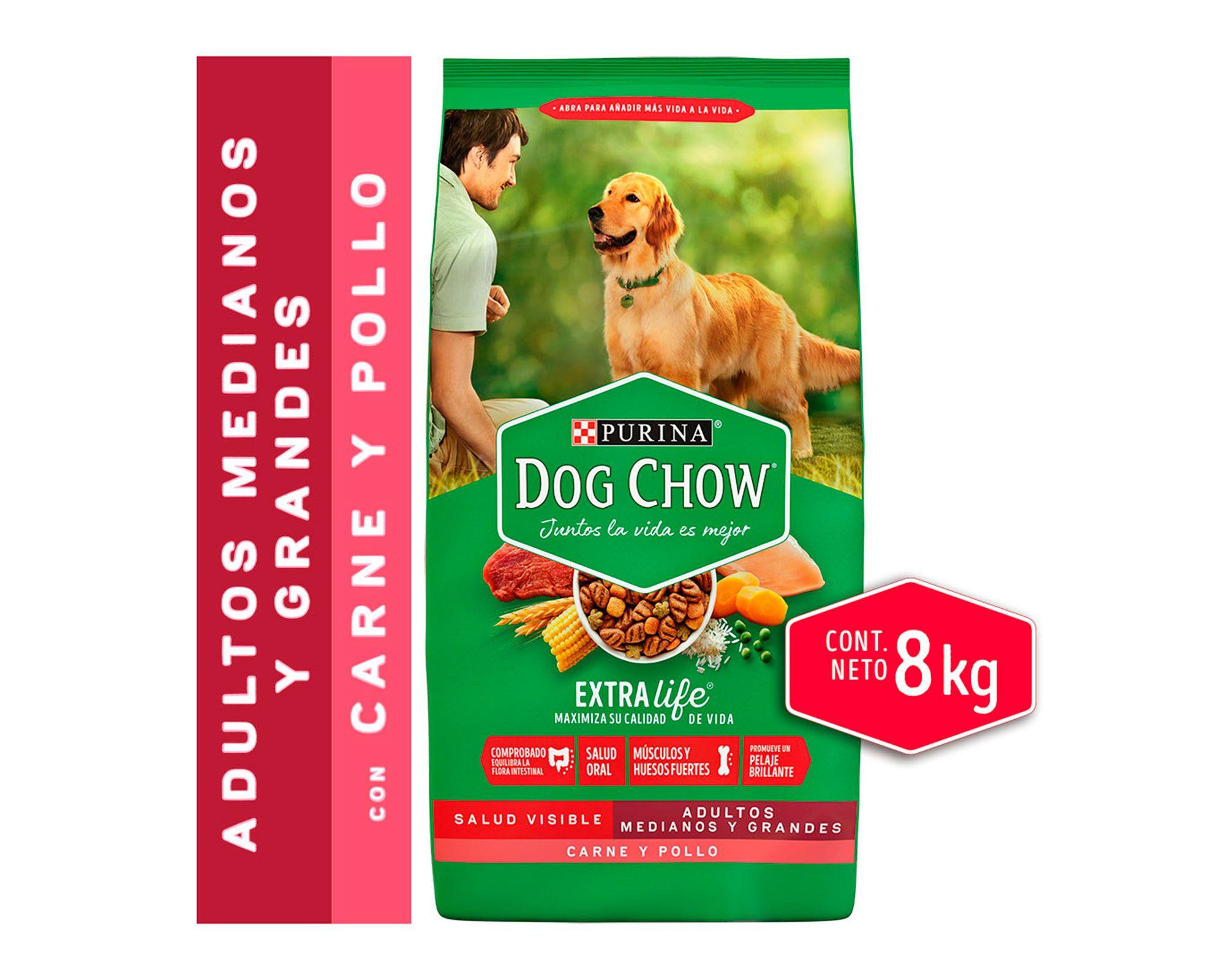 Alimento perro 8 kg raza mediana grande Dog Chow-0