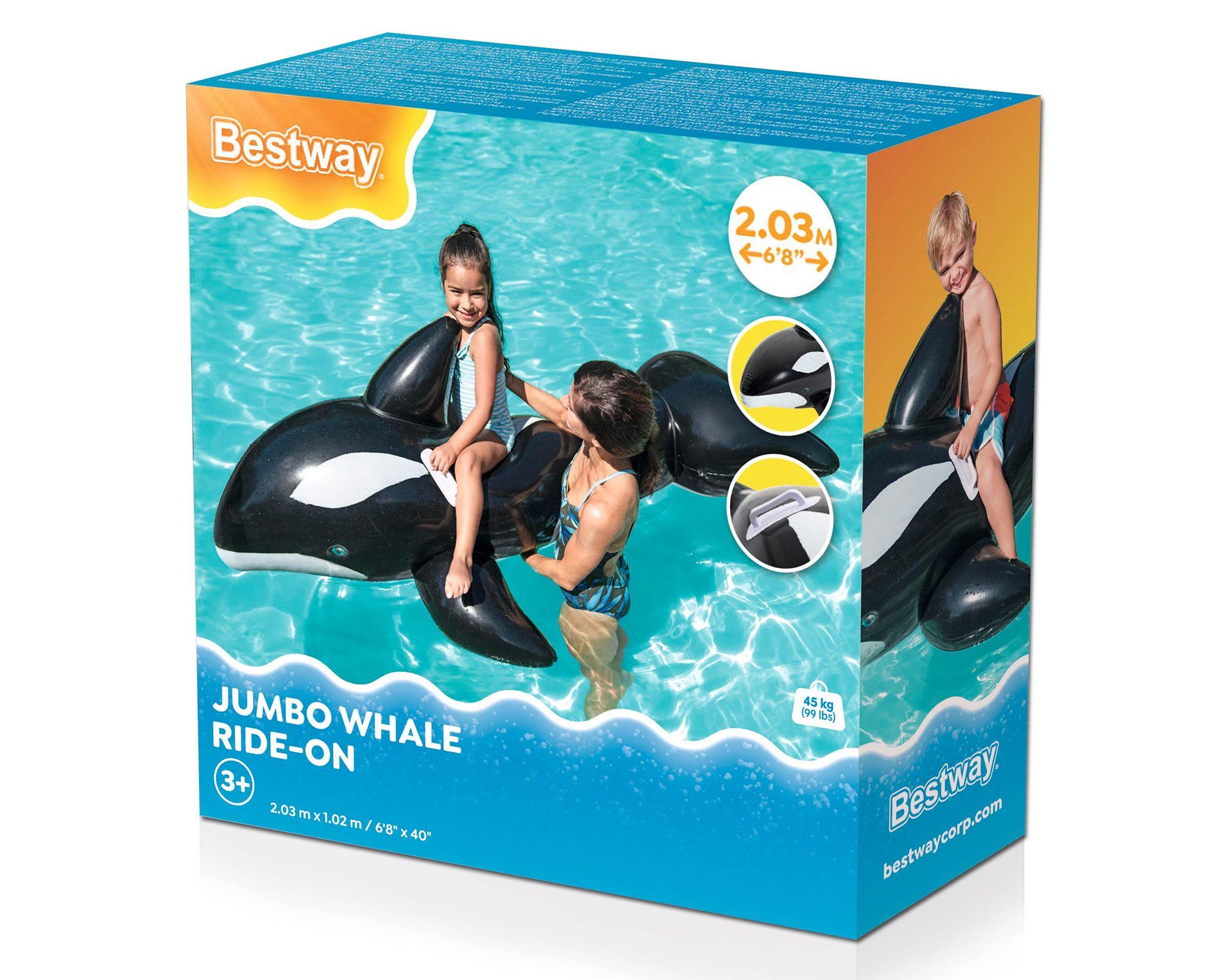 Orca inflable 90x203x102 cm-2