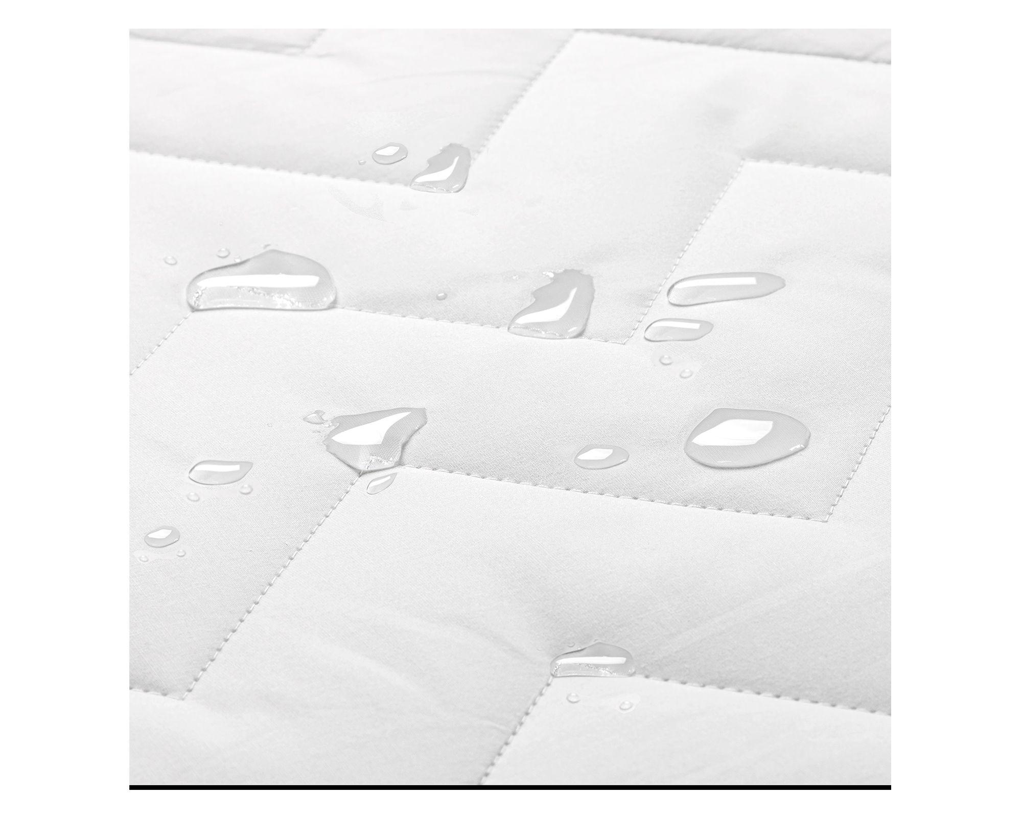 Cubrecolchón 2 plazas Aqua repelent blanco Rosen-4