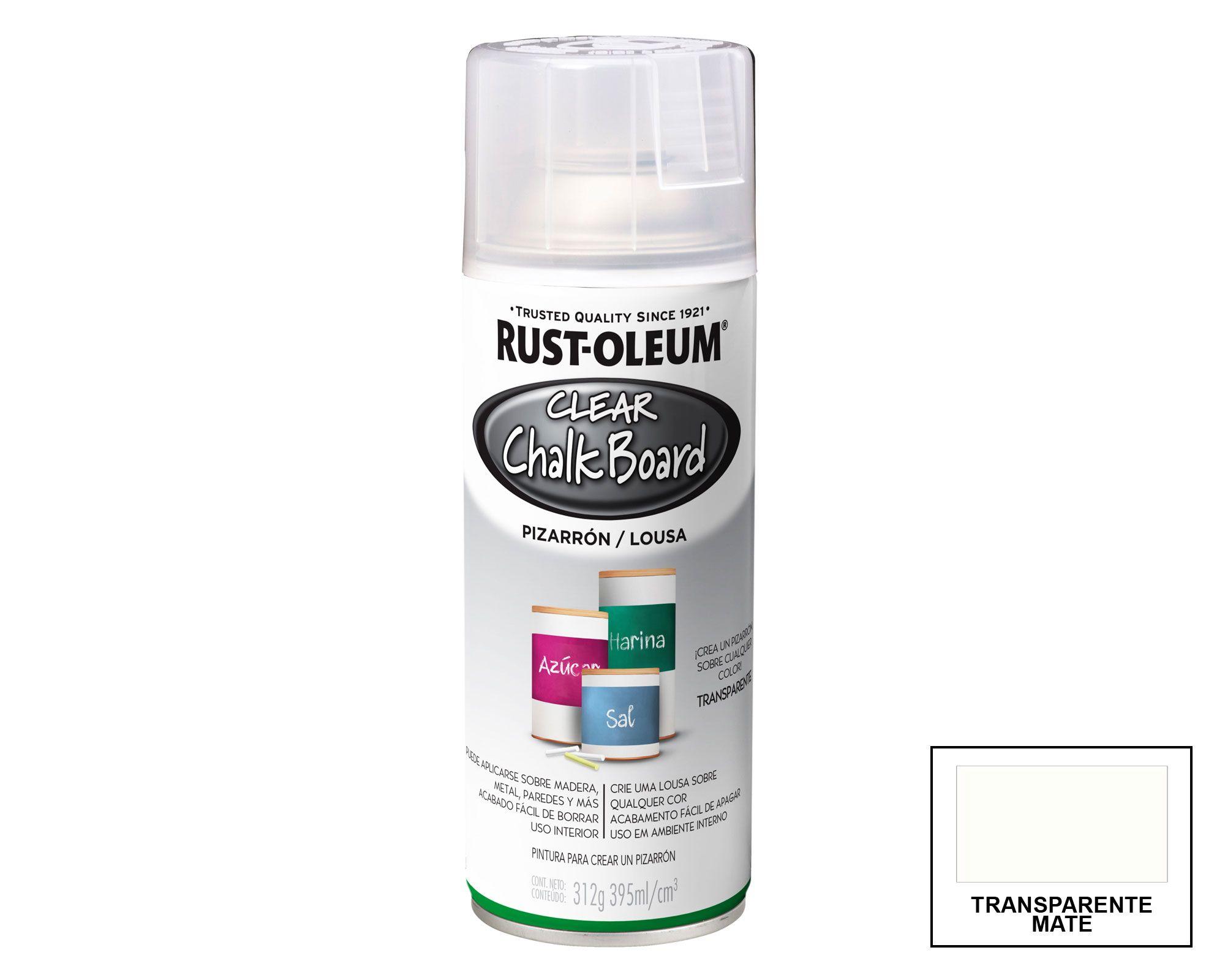 Pintura spray 312 gr Clear chalk board transparente mate Rust-Oleum-0