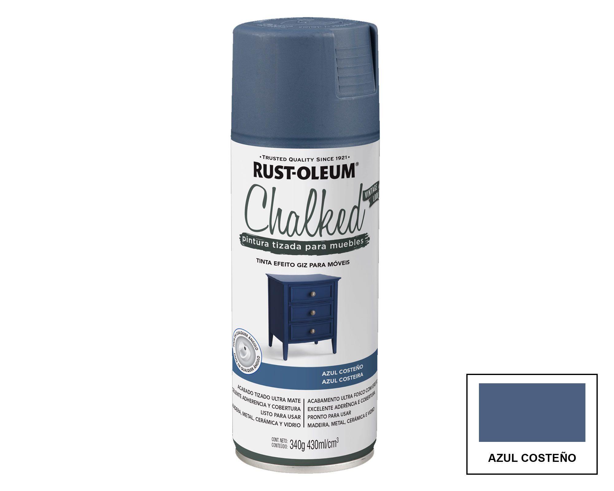 Pintura spray 340 gr Aero chalked azul costeño mate Rust-Oleum-0