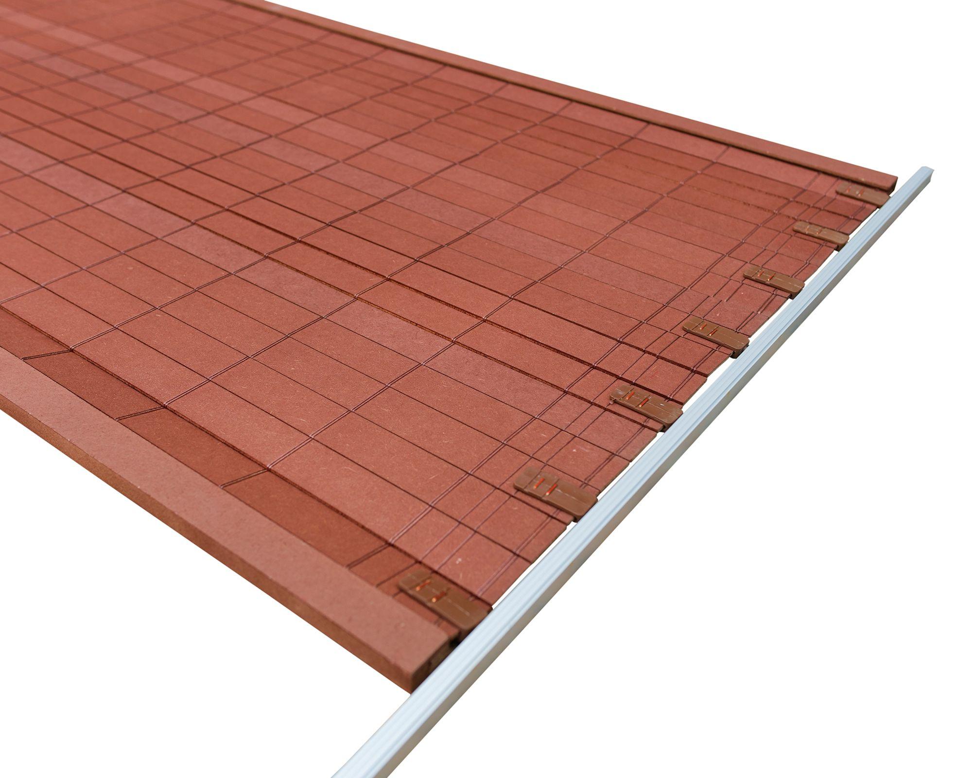 Puerta Plegable MDF Marrón 70x200 cm Termosole.-2