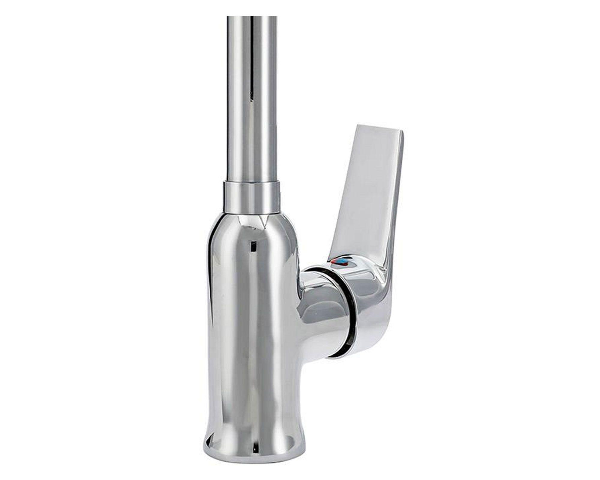 Monomando lavaplato vertical Loreto cromado Nibsa-3