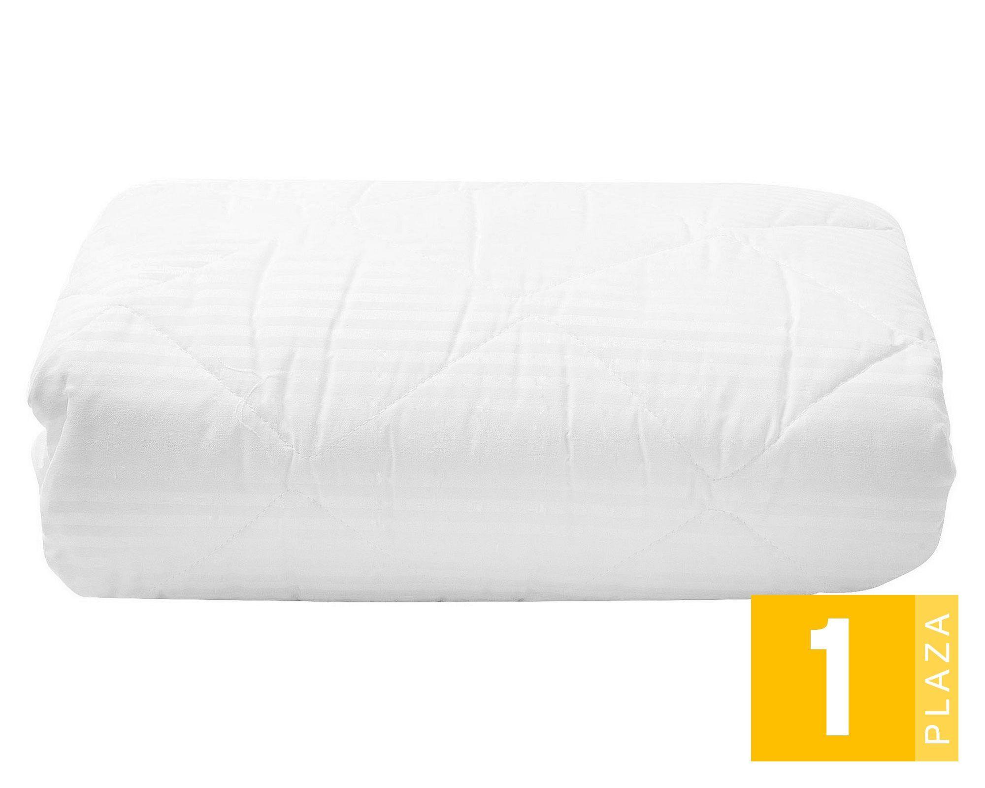 Cubrecolchón 1 plaza blanco Cic-3